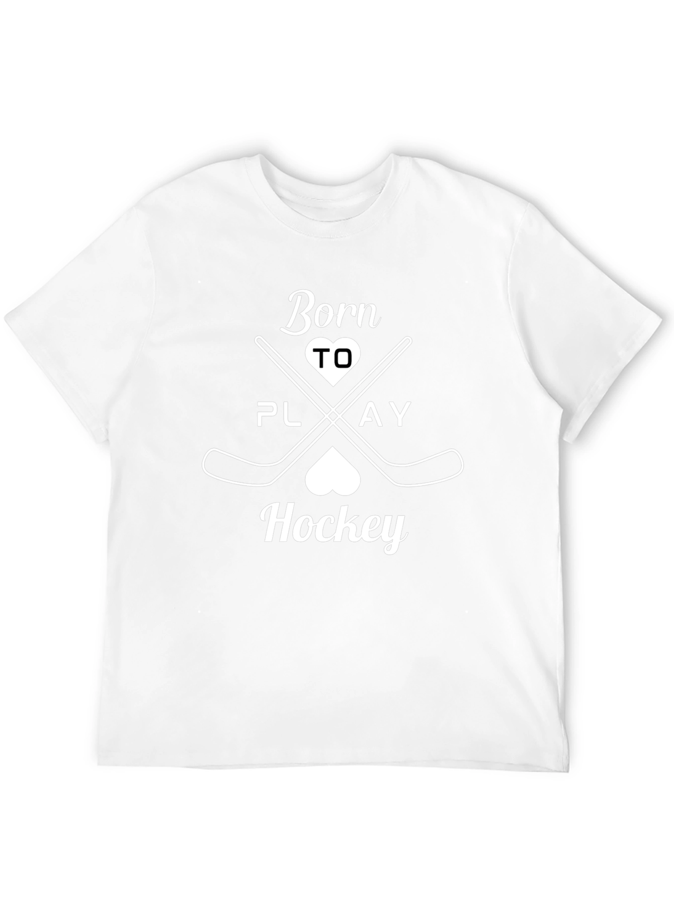 Born to Play Hockey Graphic T-Shirt