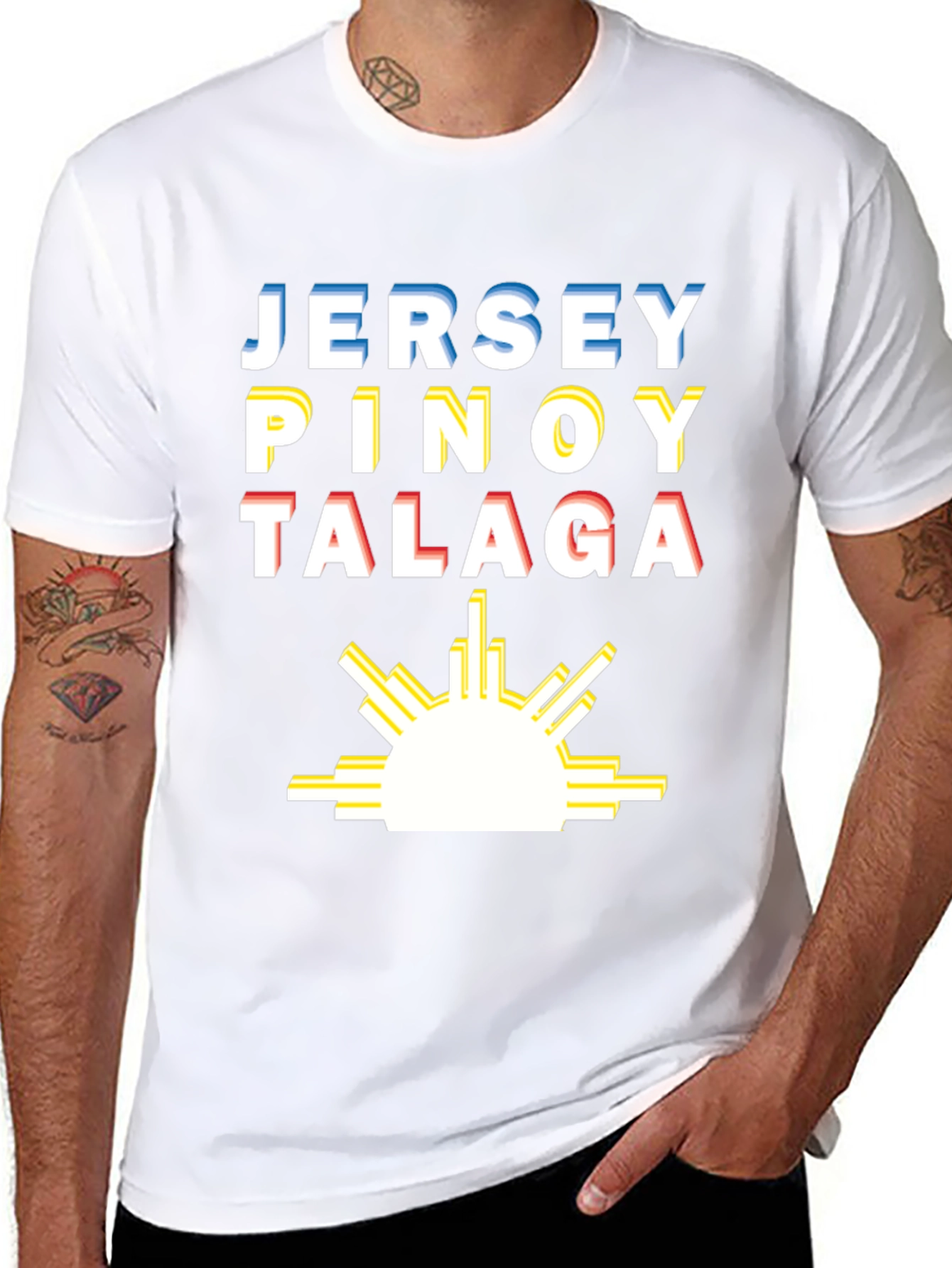 Jersey Pinoy Talaga Graphic T-Shirt