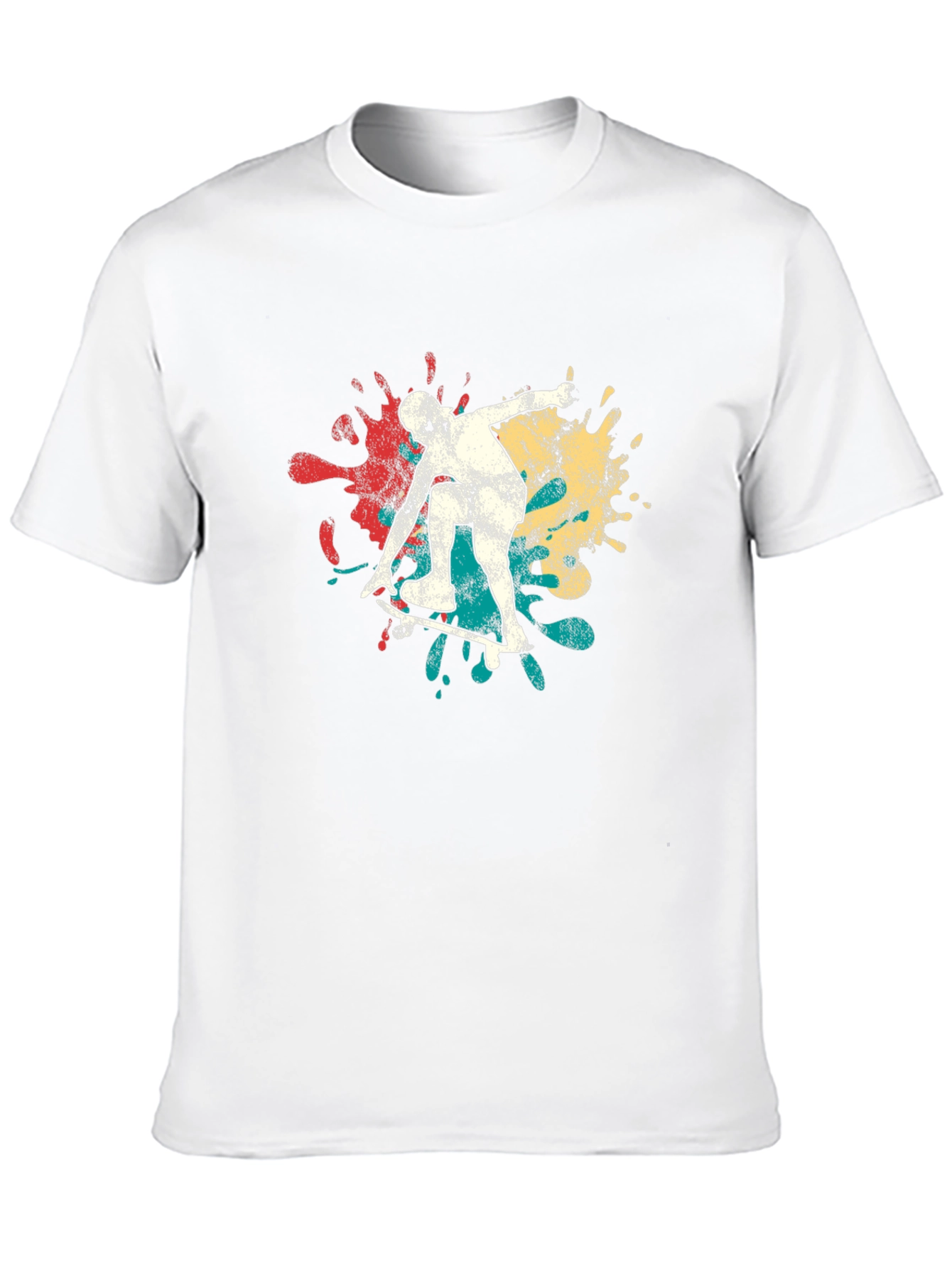 Skateboarding Graphic Tee - Retro Style