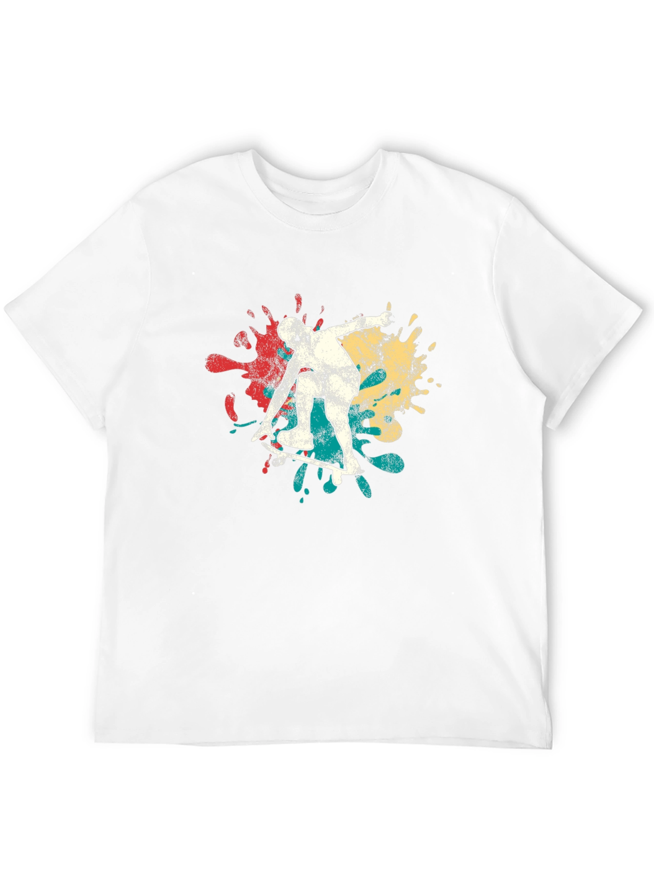 Skateboarding Graphic Tee - Retro Style