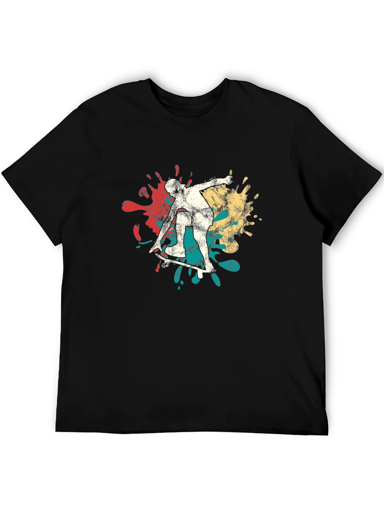 Skateboarding Graphic Tee - Retro Style