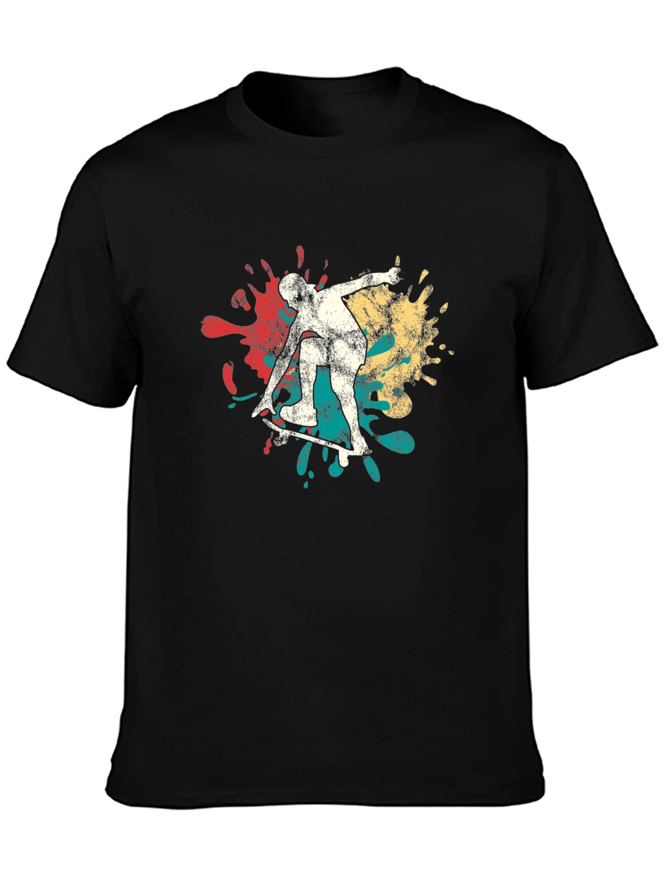 Skateboarding Graphic Tee - Retro Style