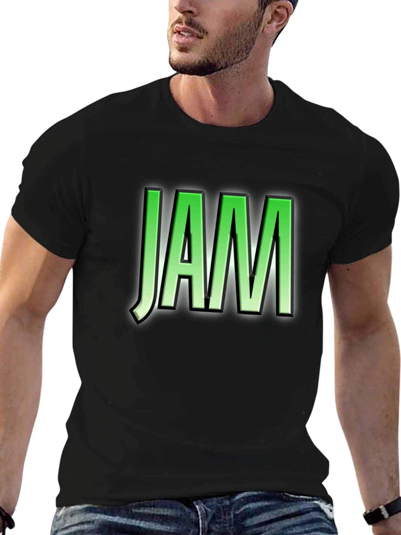 JAM Green Graphic T-Shirt
