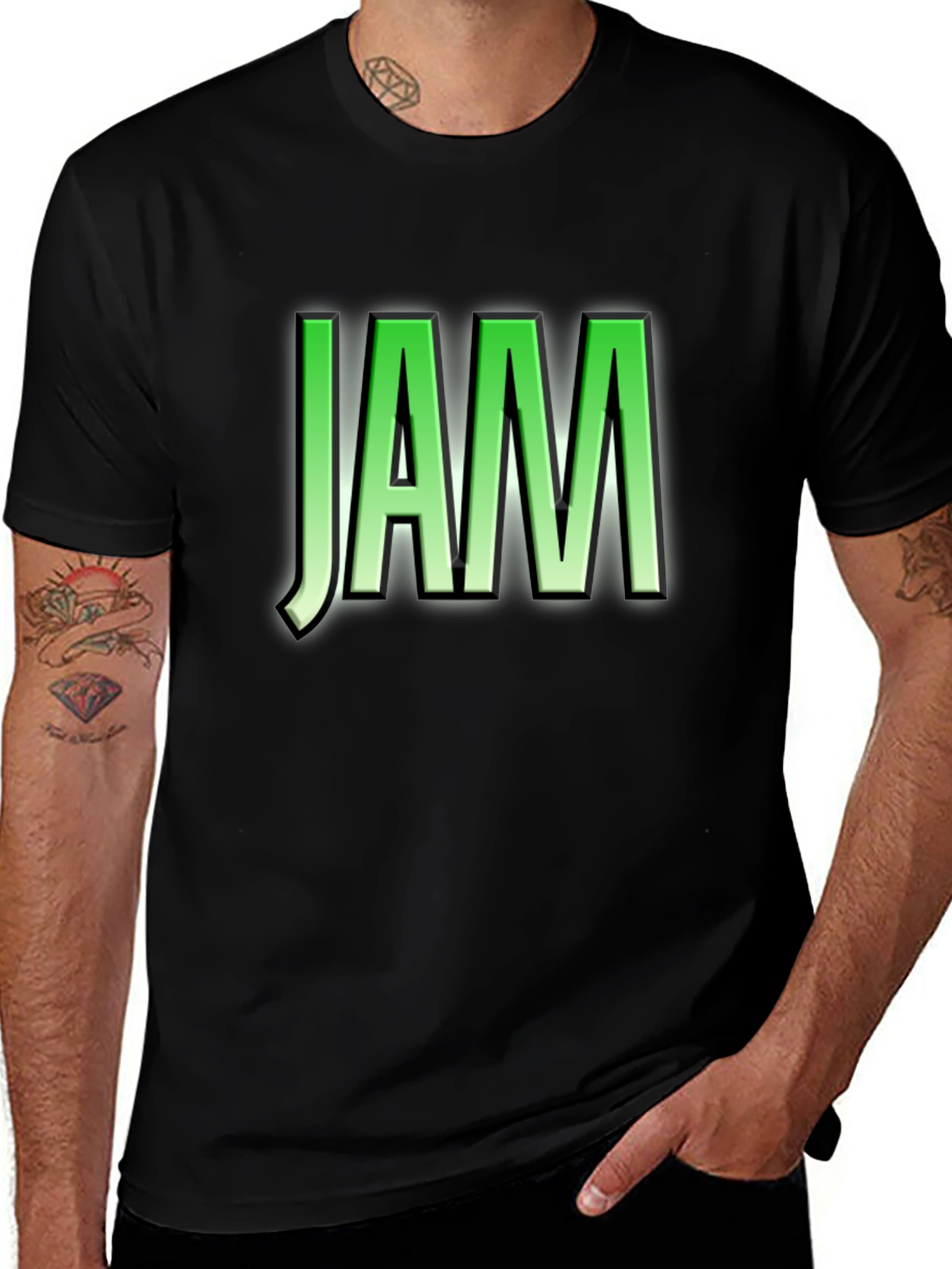JAM Green Graphic T-Shirt
