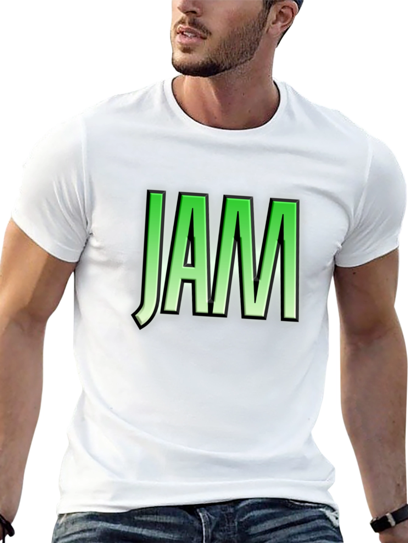 JAM Green Graphic T-Shirt