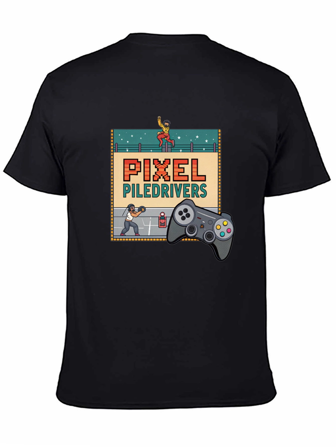 Pixel Piledrivers Gamer T-Shirt
