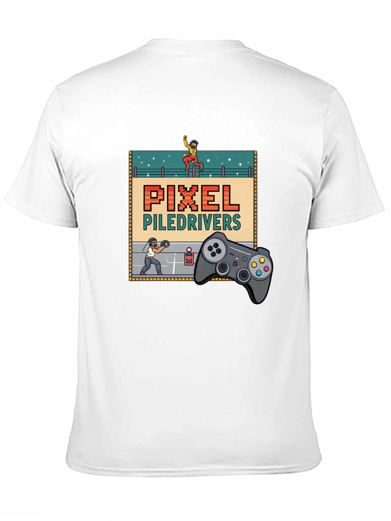 Pixel Piledrivers Gamer T-Shirt