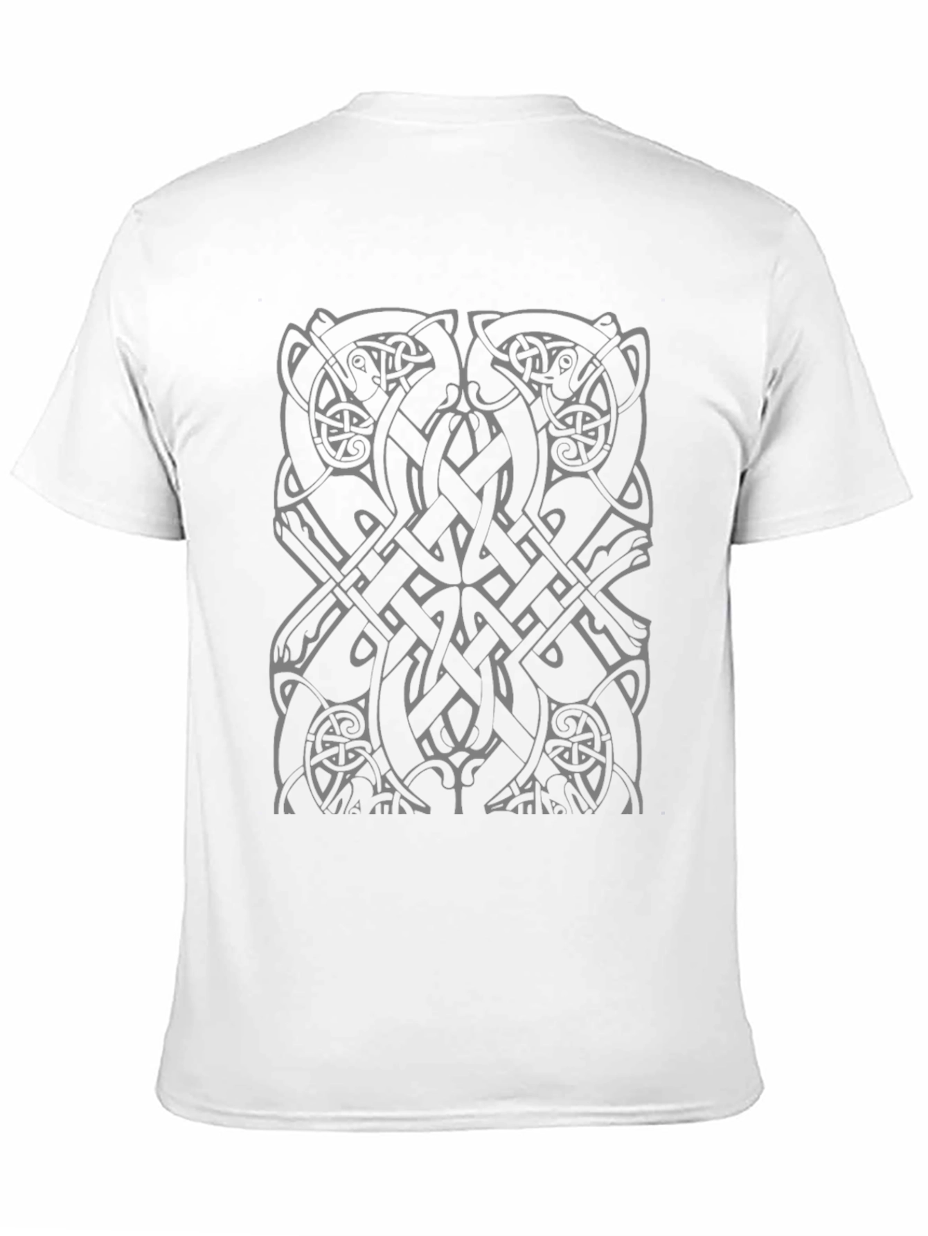 Celtic Knotwork Viking Bear Black T-Shirt