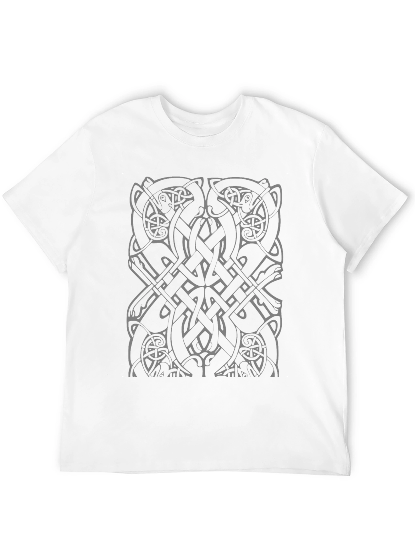 Celtic Knotwork Viking Bear Black T-Shirt