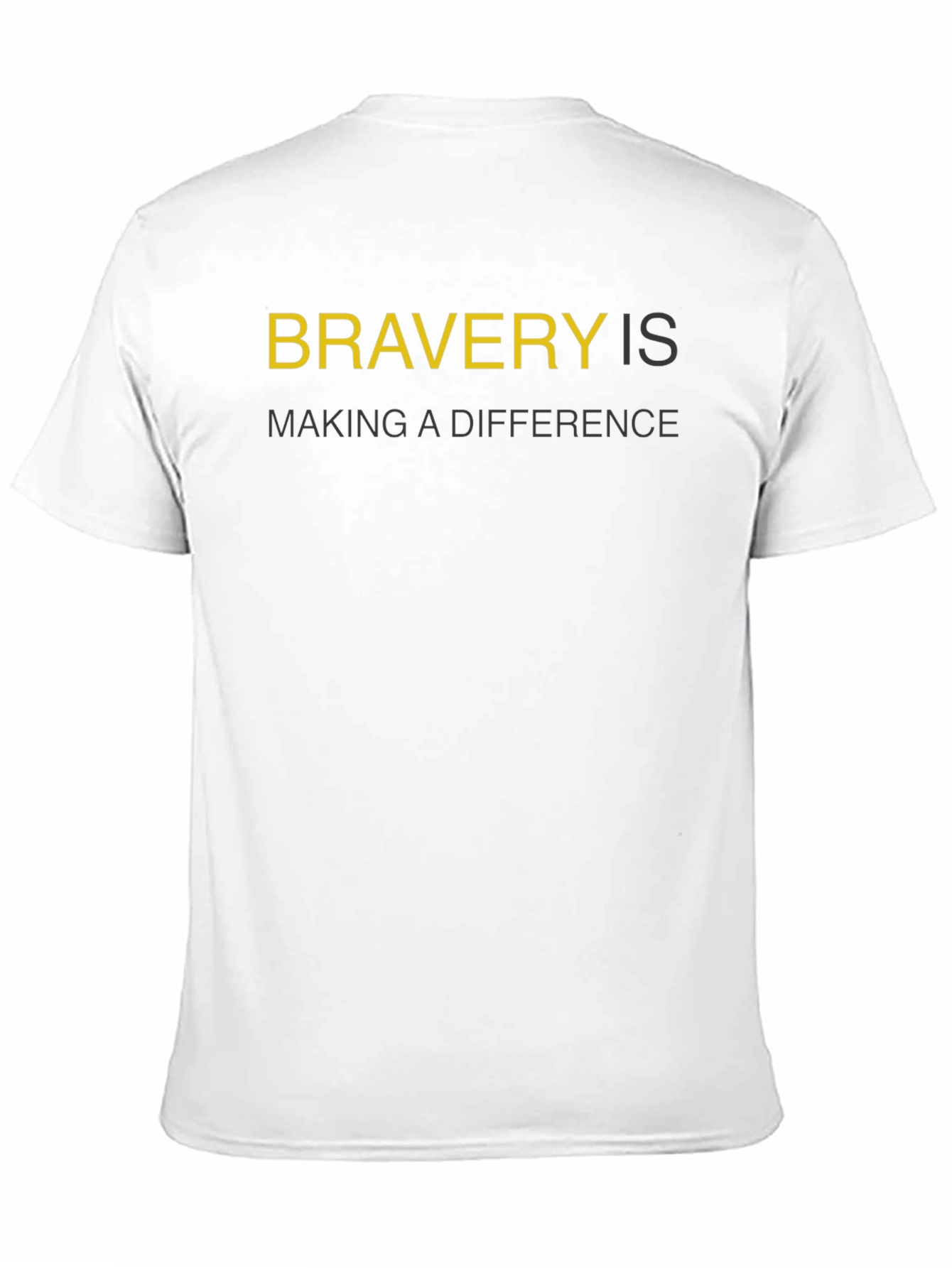 Bravery Is Making a Difference Black T-Shirt