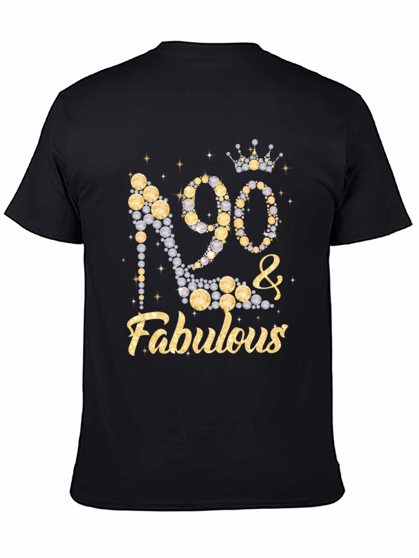 90 & Fabulous Birthday T-Shirt