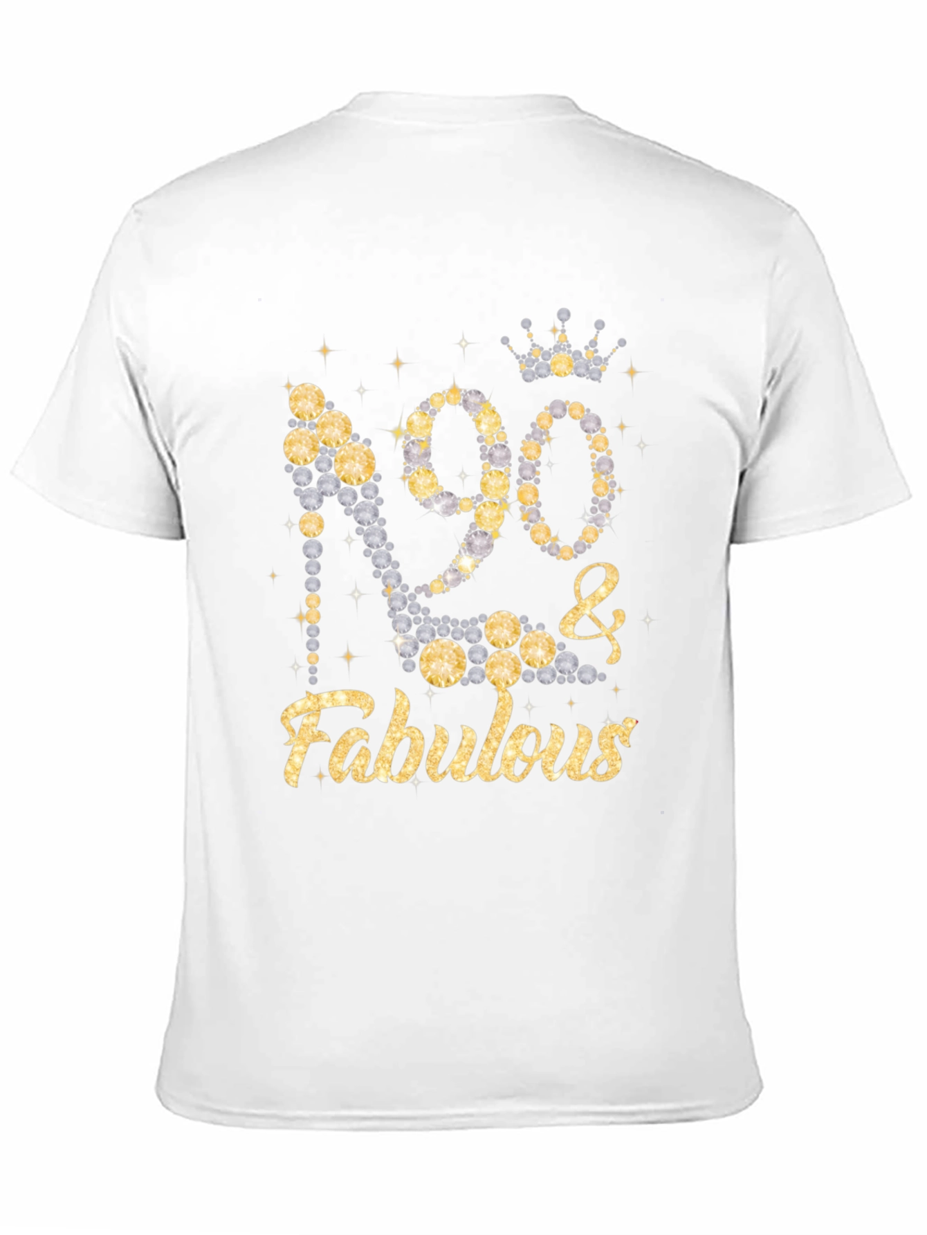 90 & Fabulous Birthday T-Shirt
