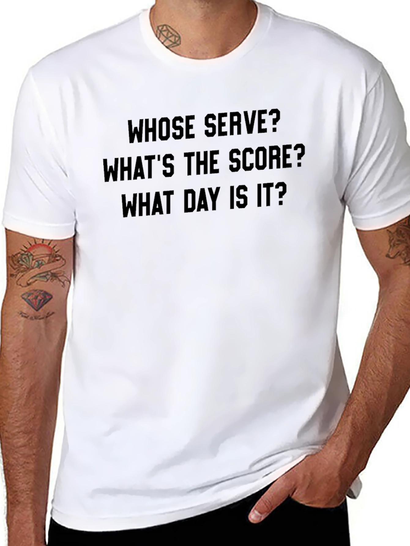Whose Serve? Funny Tennis T-Shirt