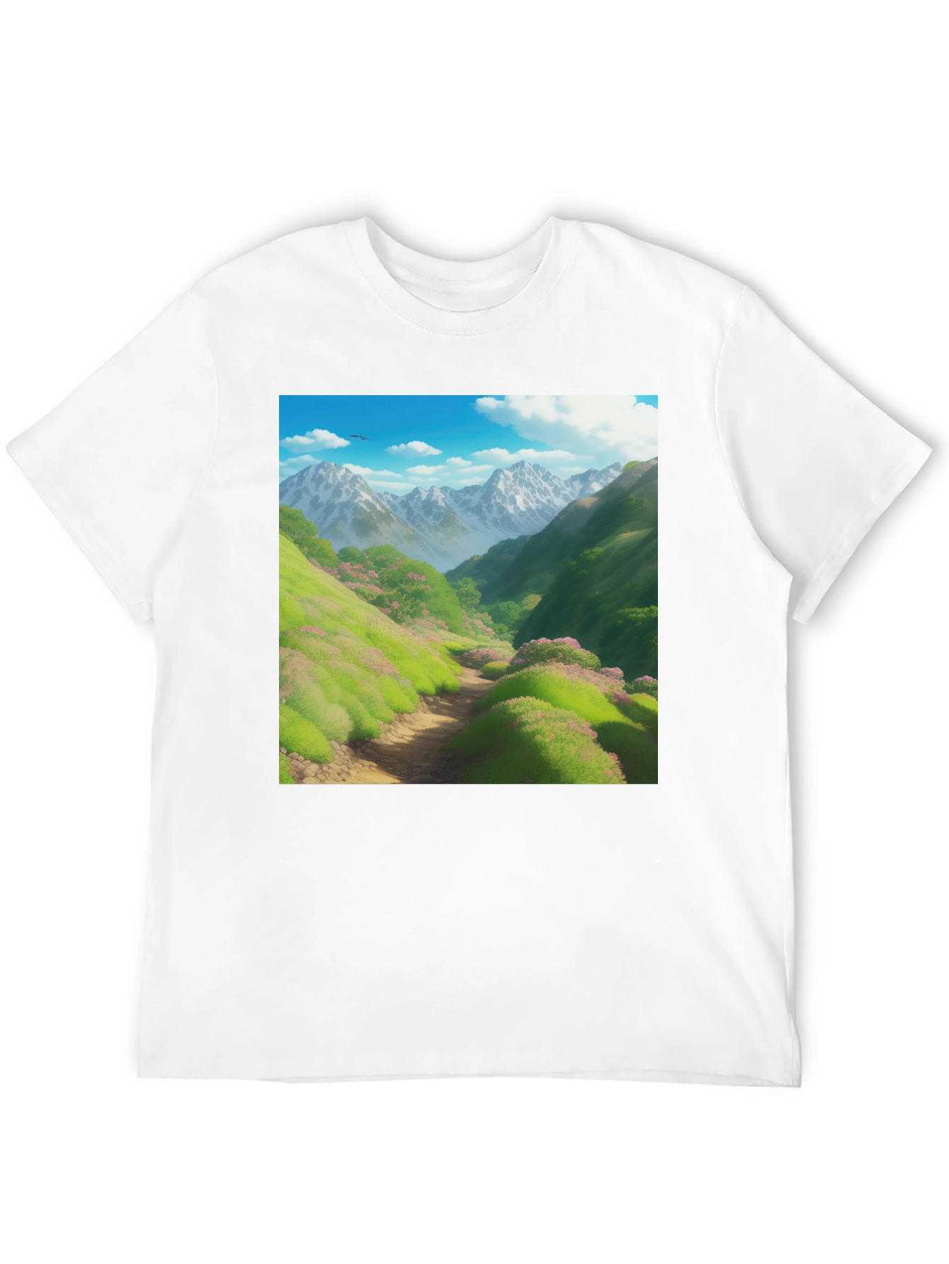 Mountain Trail T-Shirt: Scenic Nature Tee