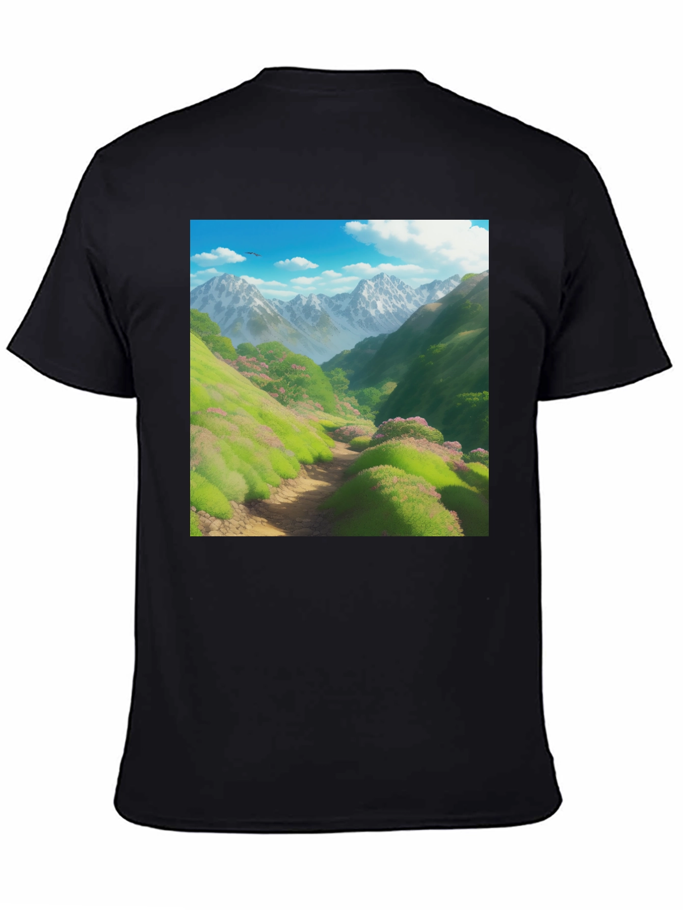 Mountain Trail T-Shirt: Scenic Nature Tee