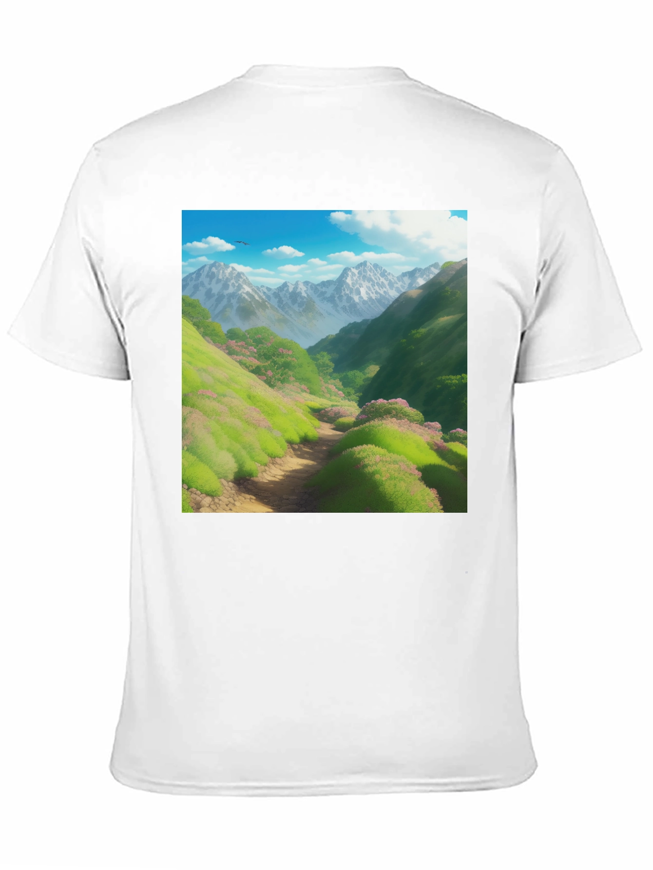 Mountain Trail T-Shirt: Scenic Nature Tee
