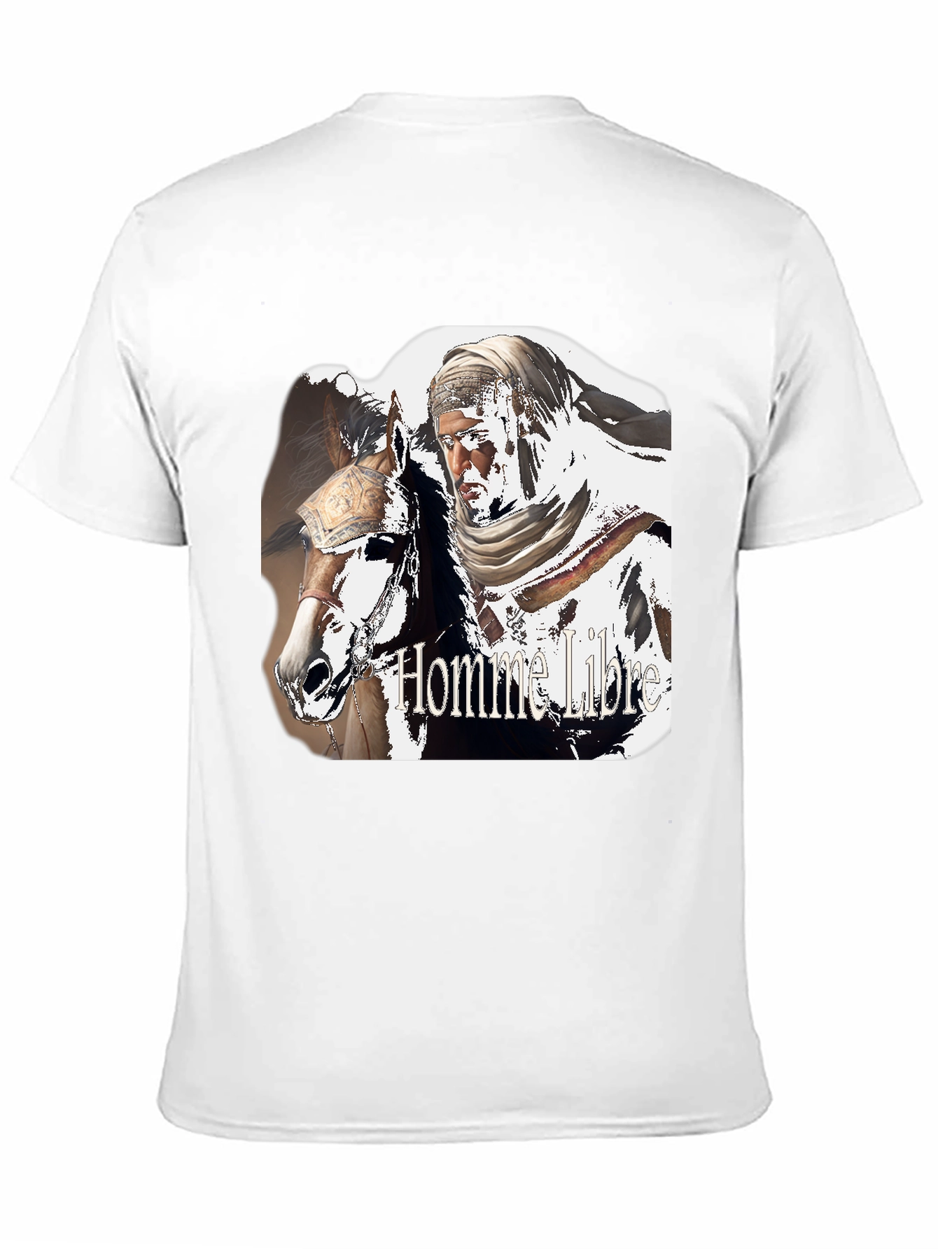Homme Libre Graphic Black T-Shirt