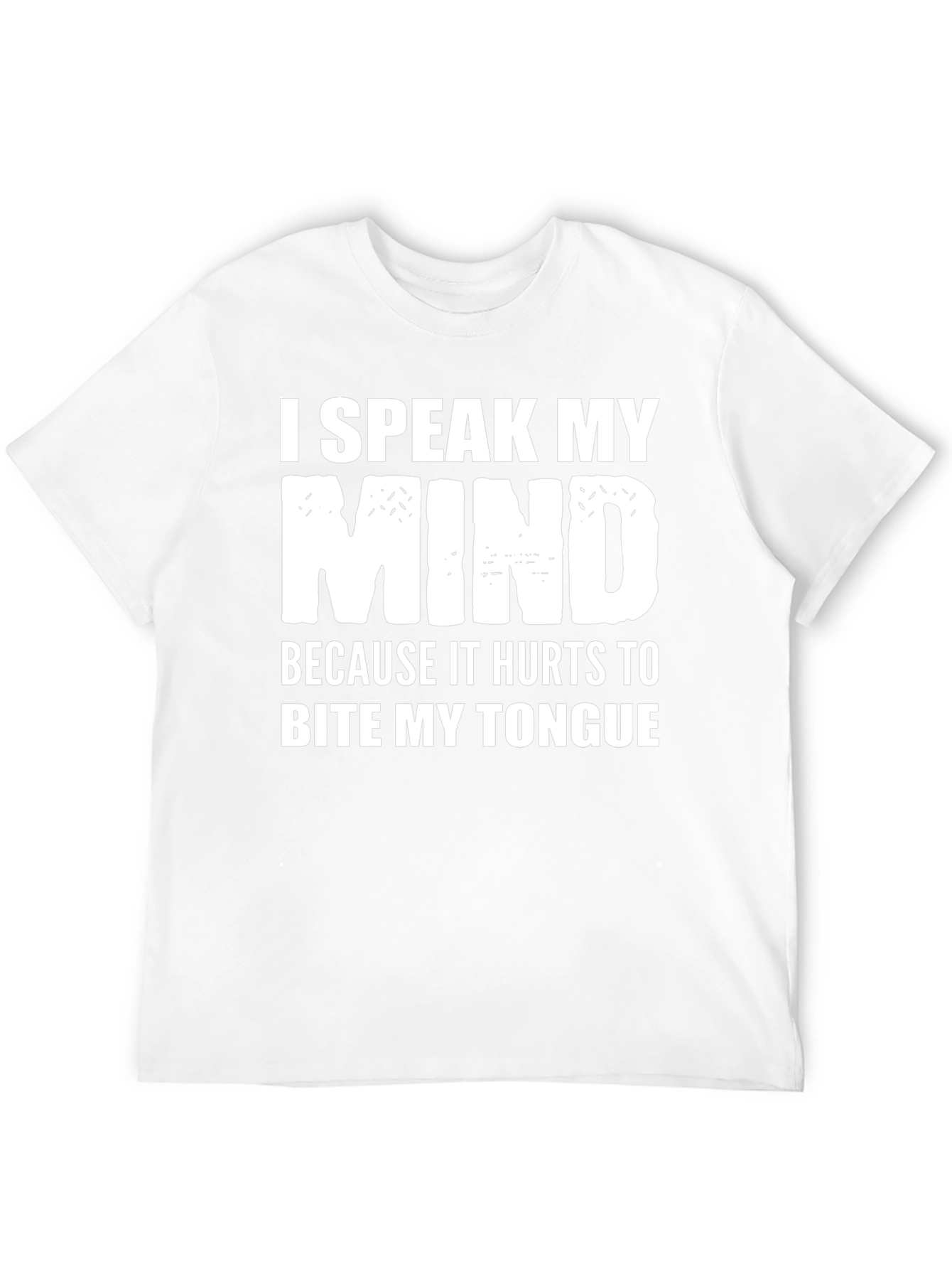 Speak My Mind Black Tee