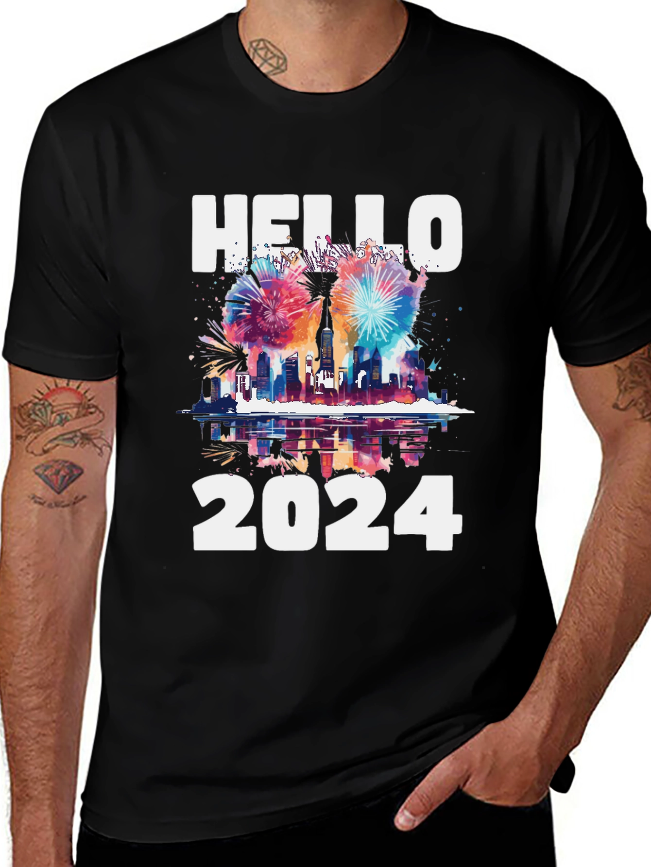 Hello 2024 T-Shirt | New Years Eve Tee
