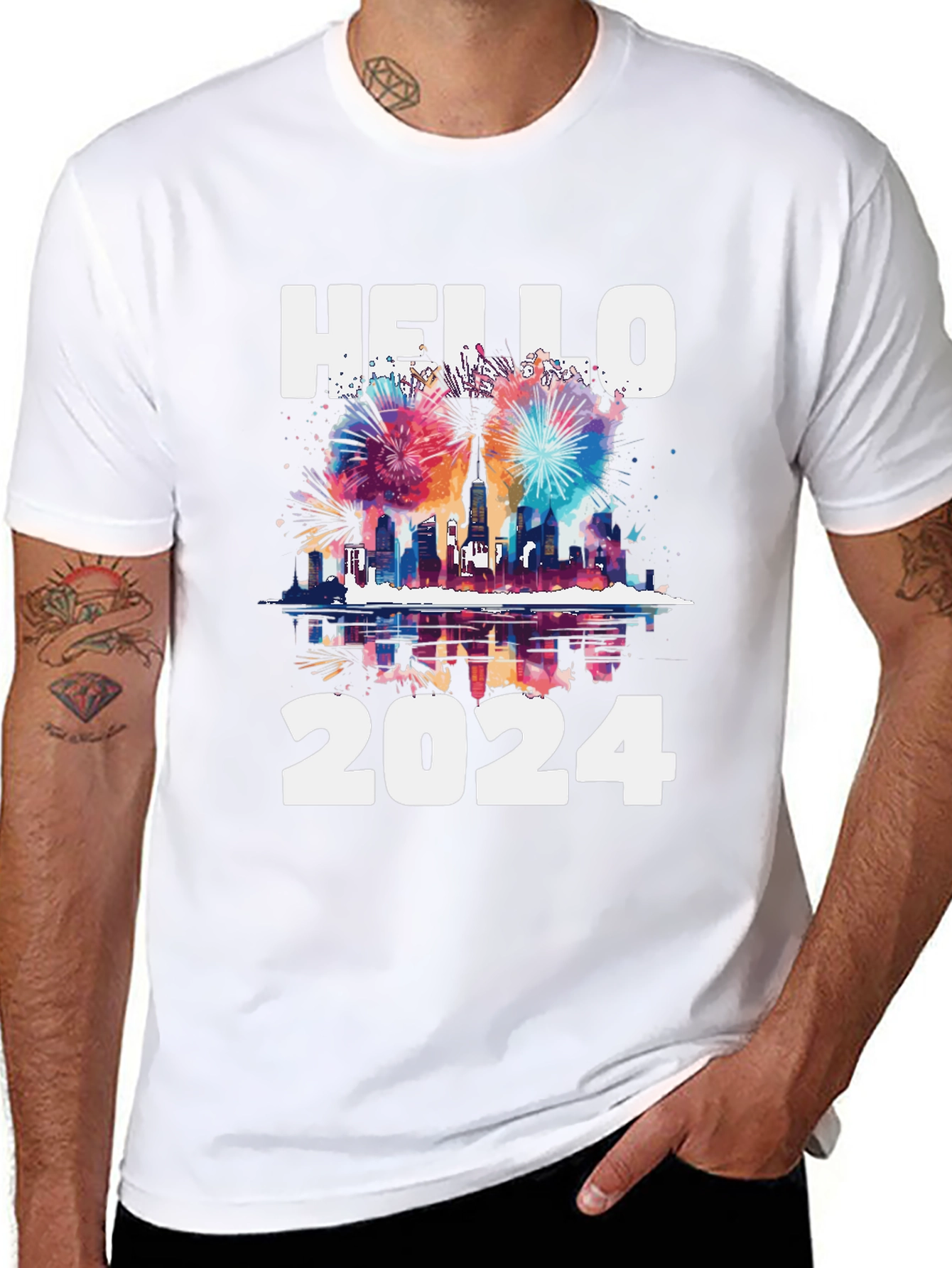 Hello 2024 T-Shirt | New Years Eve Tee