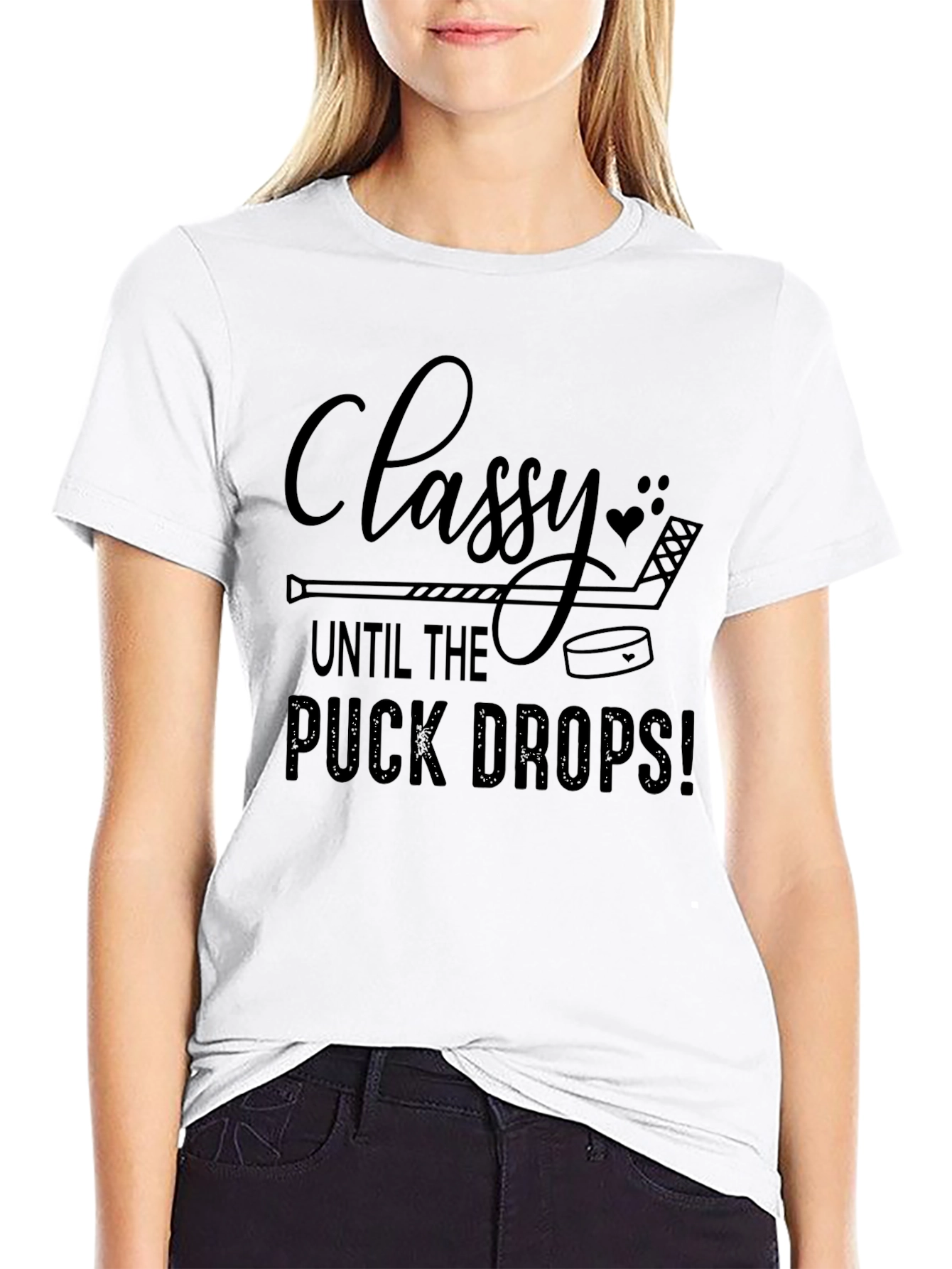 Classy Until The Puck Drops T-Shirt