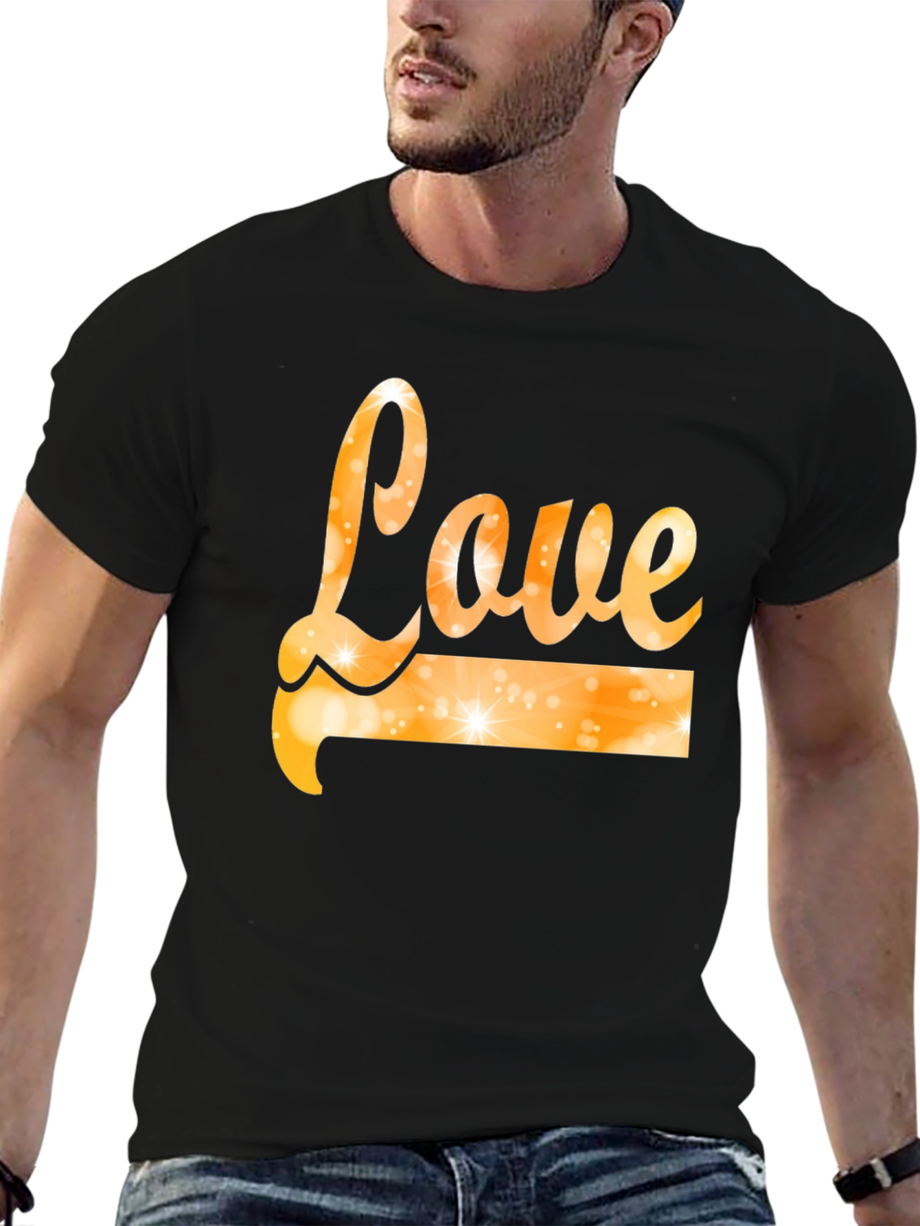 Love Graphic Black T-Shirt