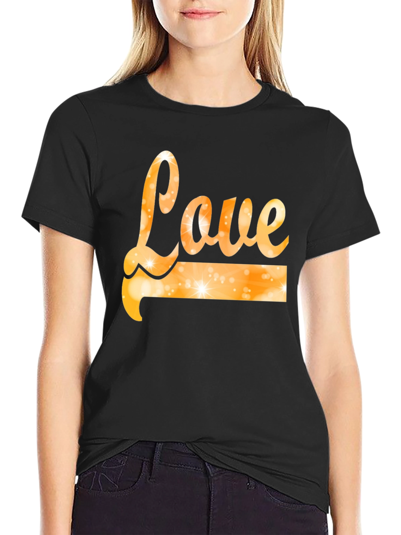 Love Graphic Black T-Shirt