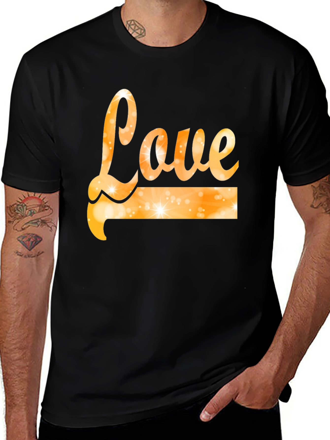 Love Graphic Black T-Shirt