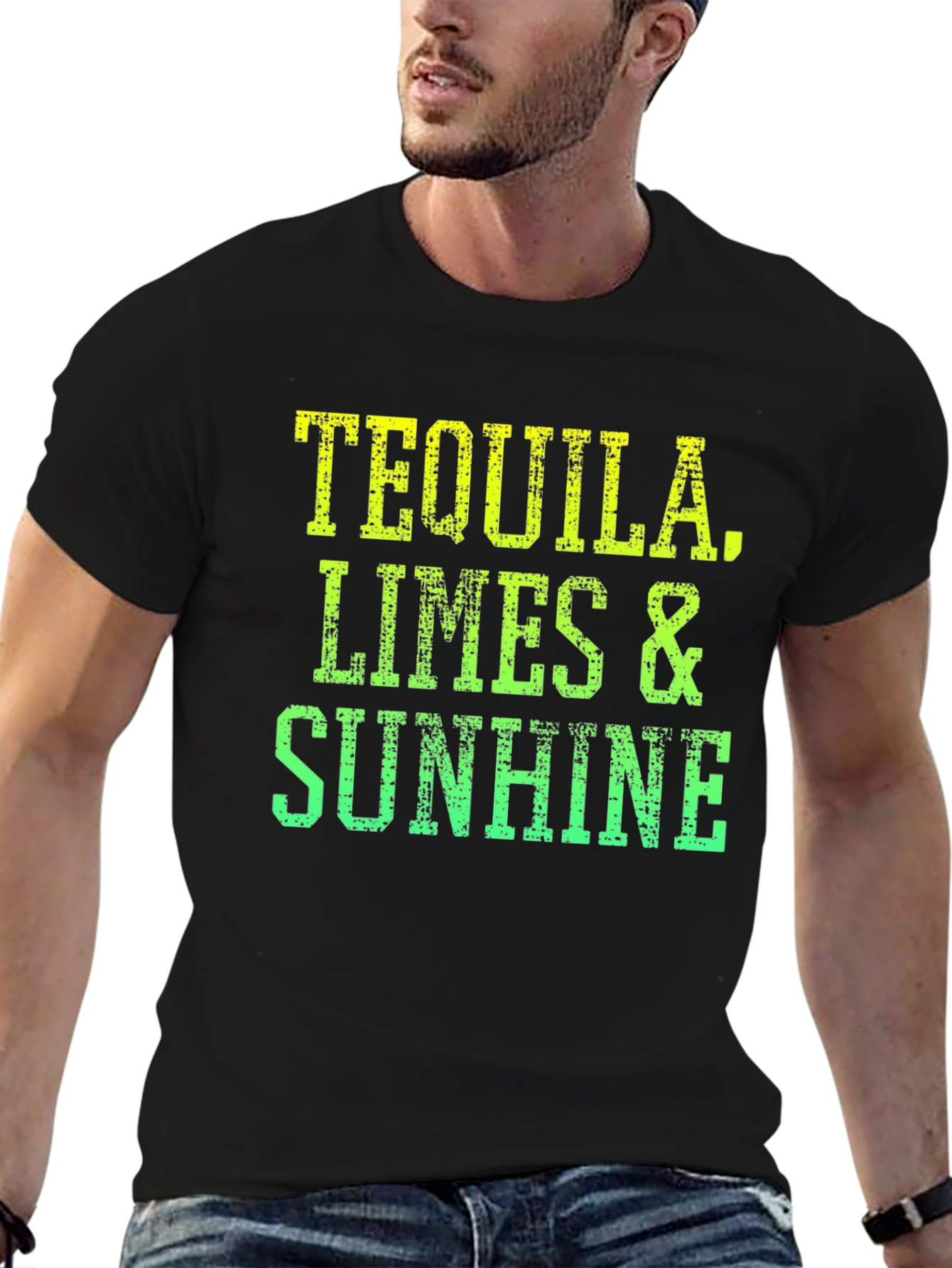 Tequila Limes & Sunshine Black T-Shirt