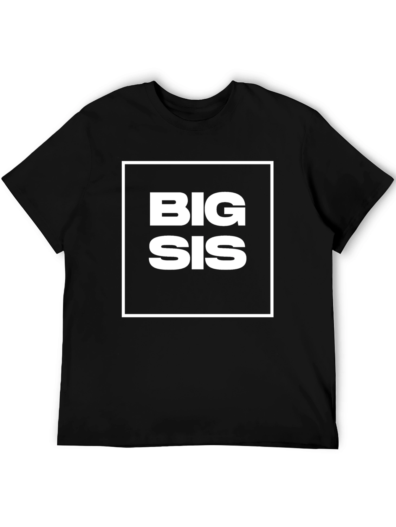 Big Sis Graphic Tee - Stylish Black T-Shirt