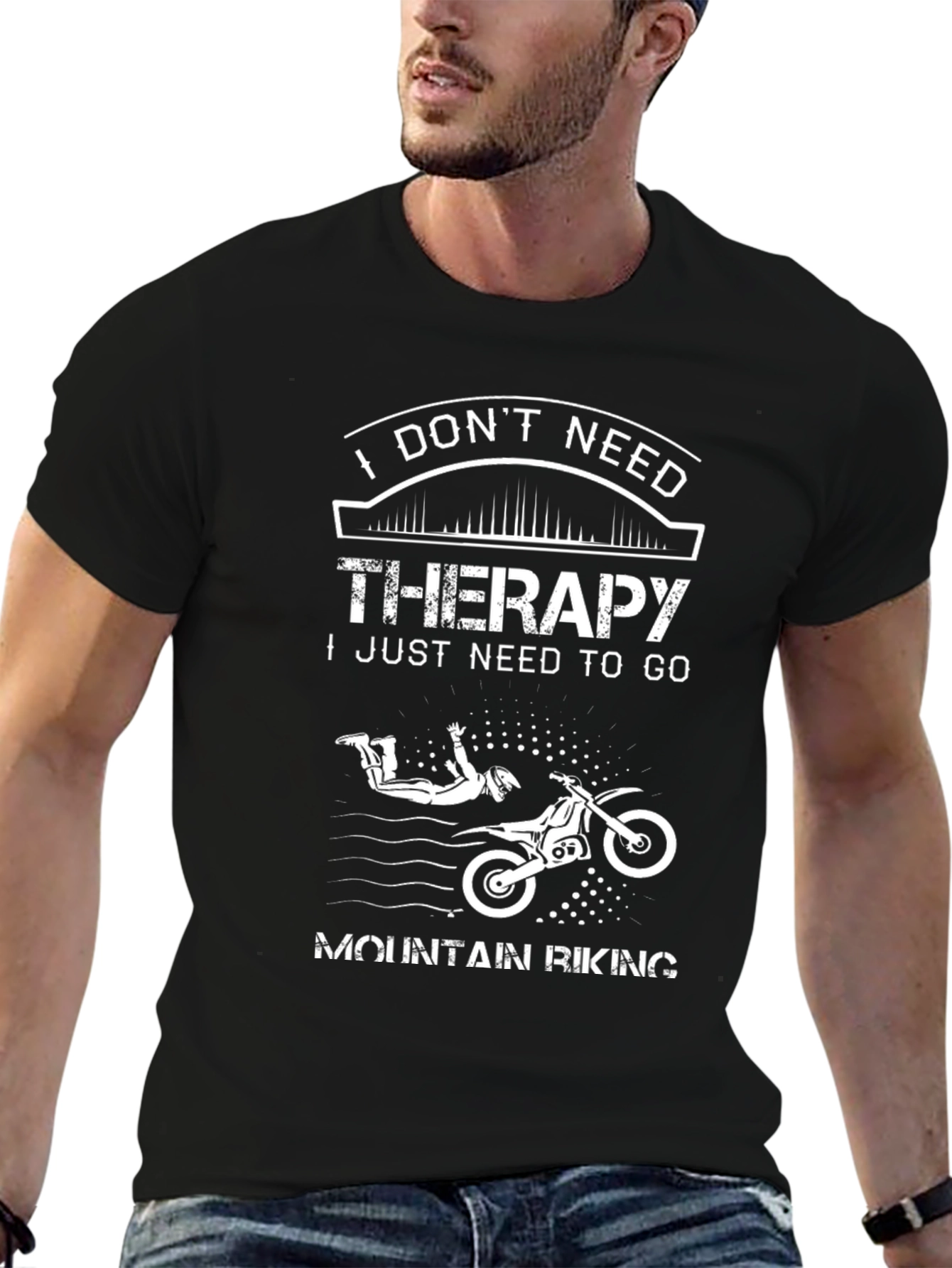 Mountain Biking Therapy T-Shirt