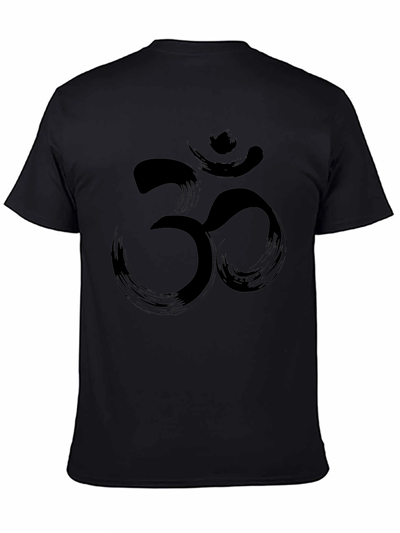Om Symbol T-Shirt - Brushstroke Design