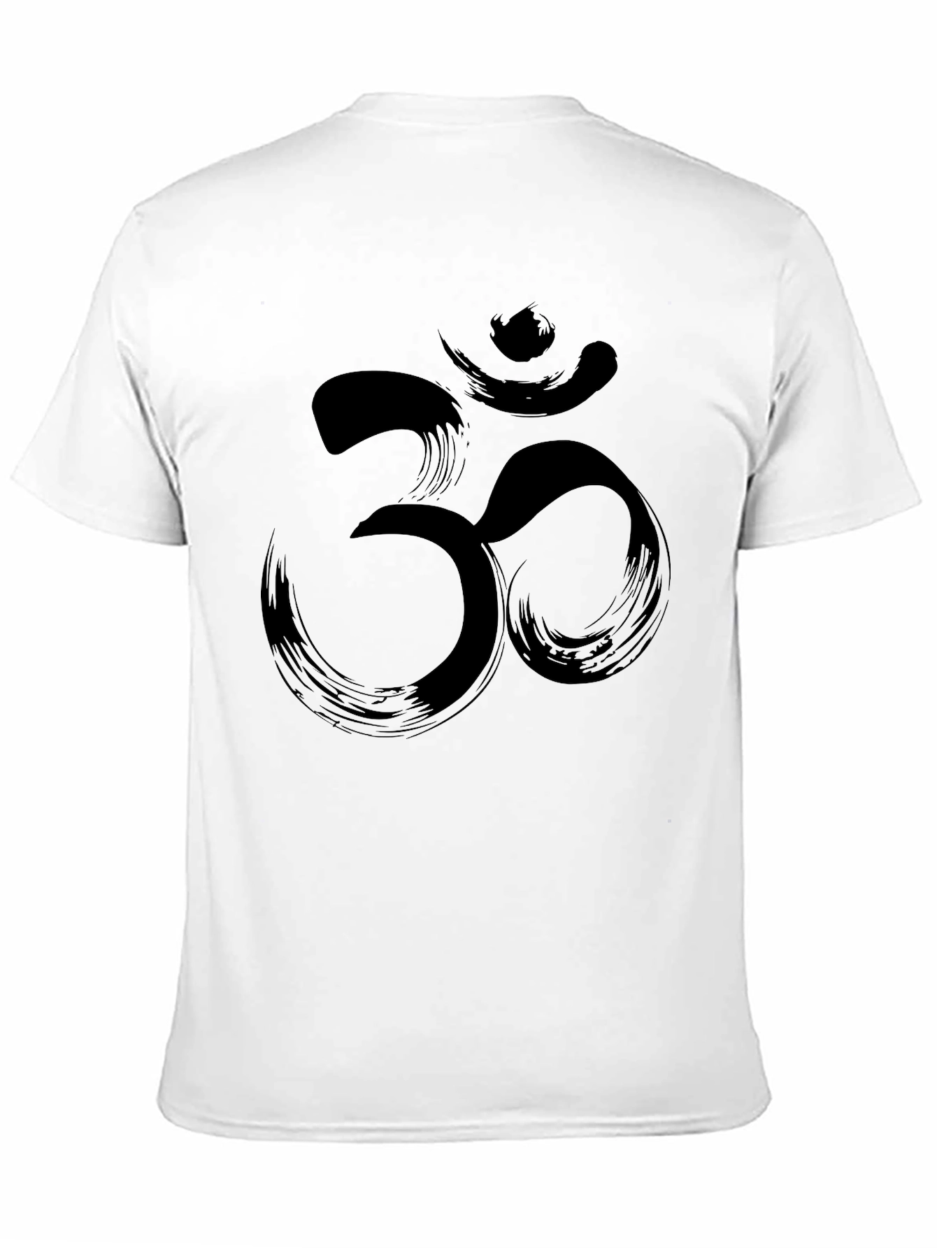 Om Symbol T-Shirt - Brushstroke Design