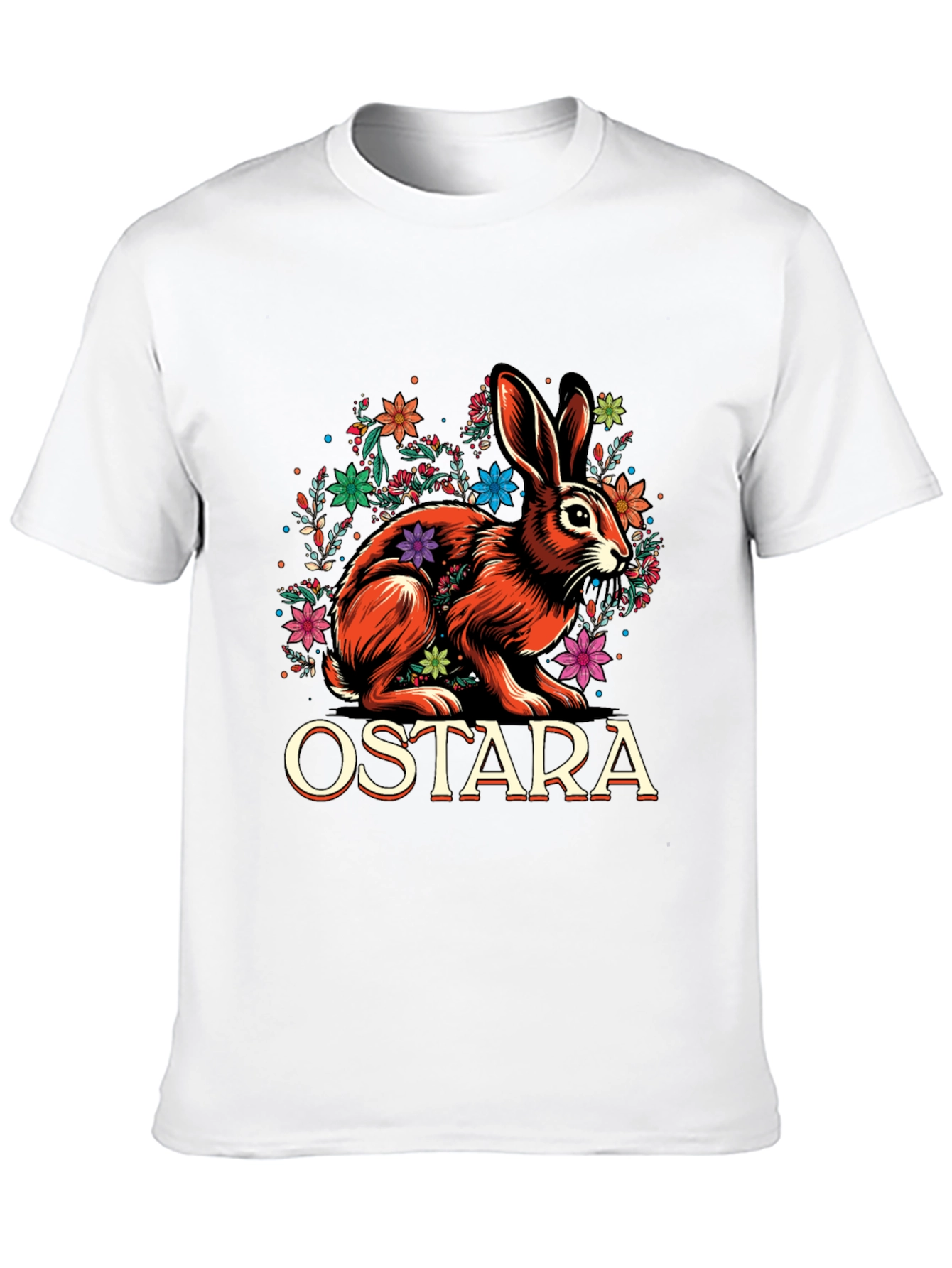 Ostara Hare T-Shirt - Spring Equinox Pagan Apparel