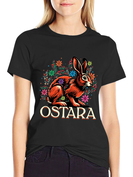 Ostara Hare T-Shirt - Spring Equinox Pagan Apparel