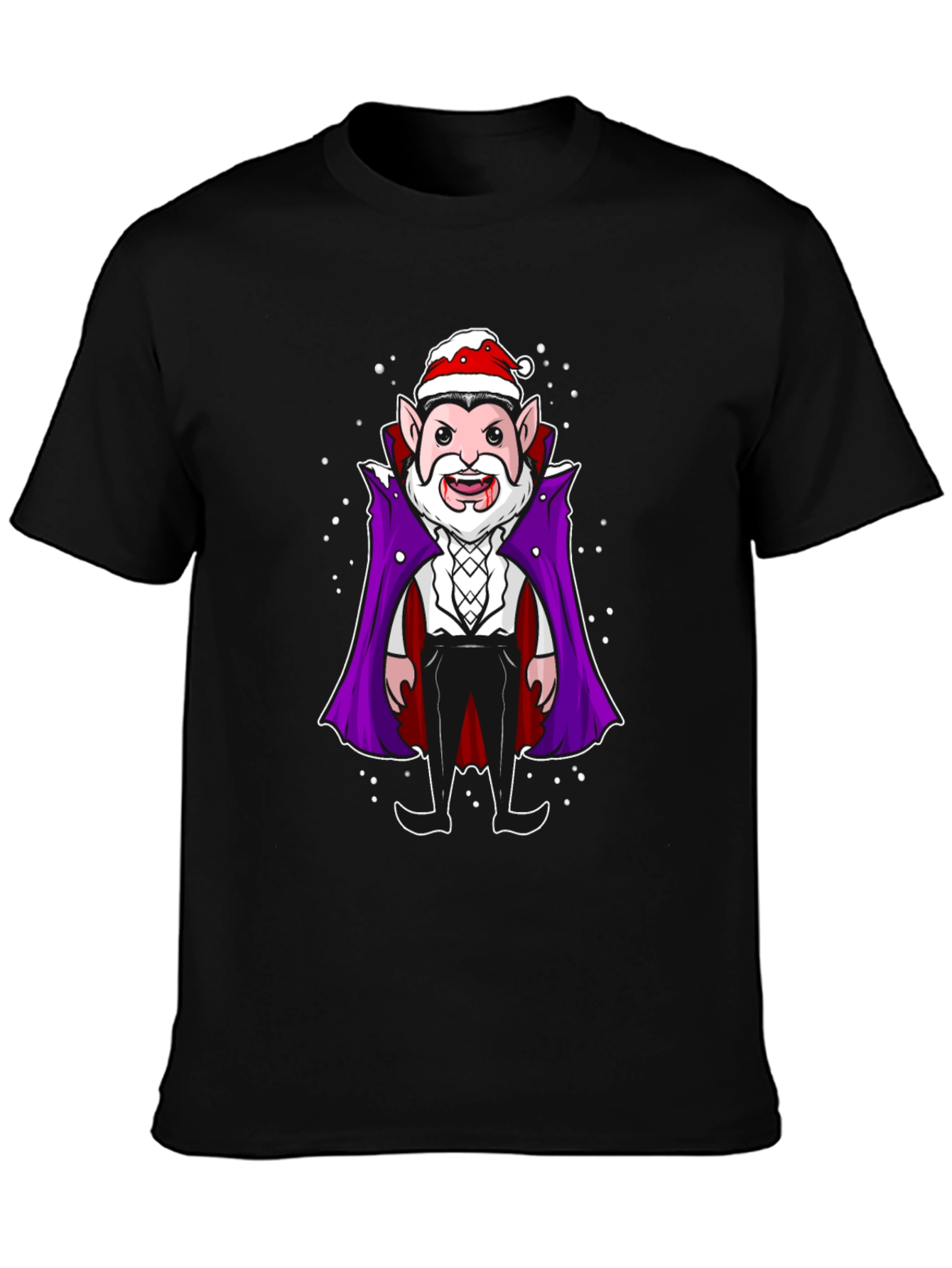 Festive Vampire Graphic Tee