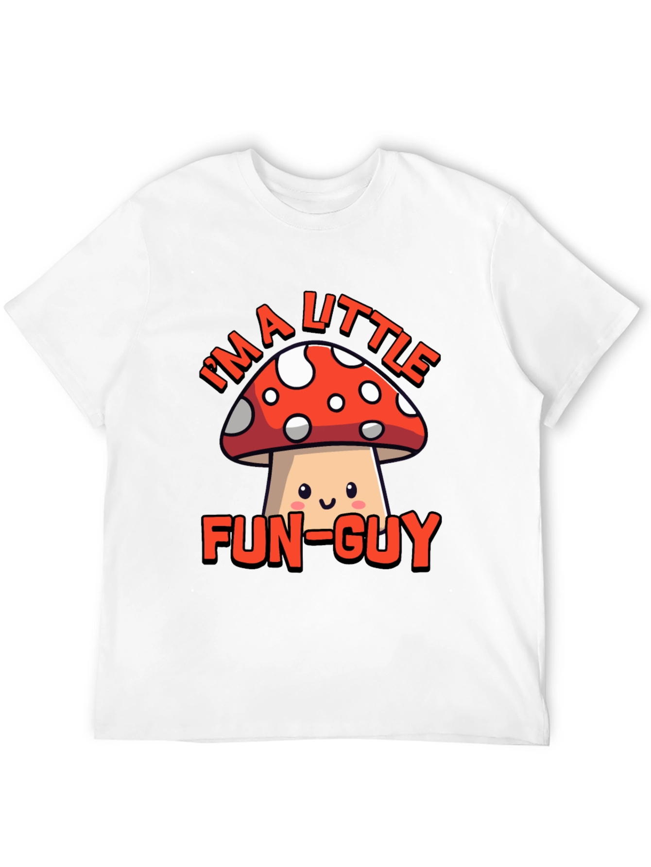 Fun-Guy Mushroom Graphic Tee - Novelty Humor Shirt