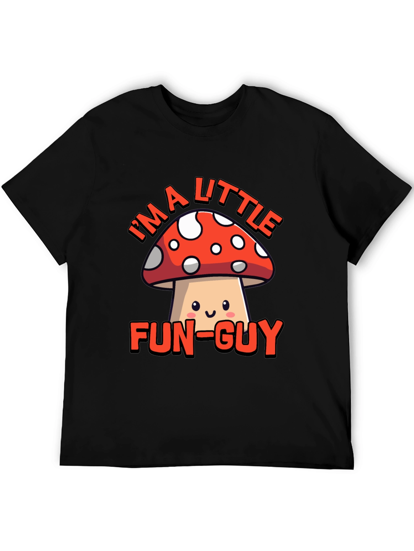 Fun-Guy Mushroom Graphic Tee - Novelty Humor Shirt