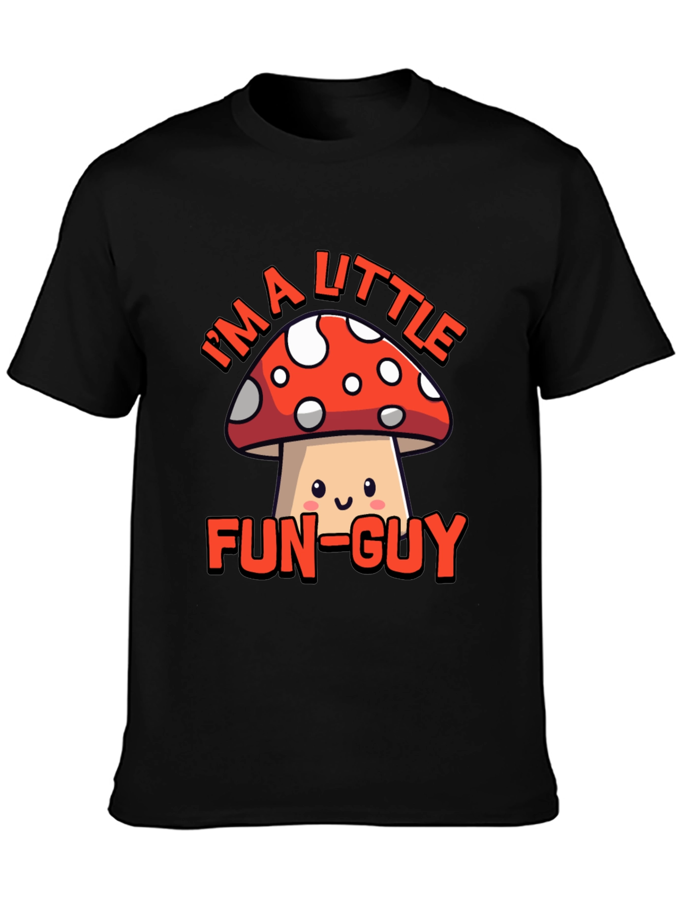 Fun-Guy Mushroom Graphic Tee - Novelty Humor Shirt