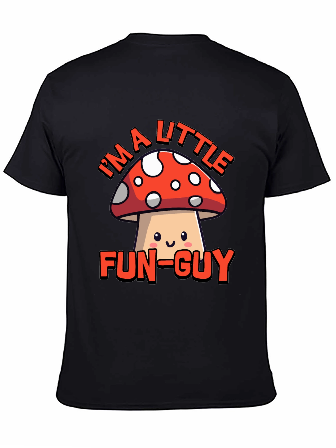 Fun-Guy Mushroom Graphic Tee - Novelty Humor Shirt