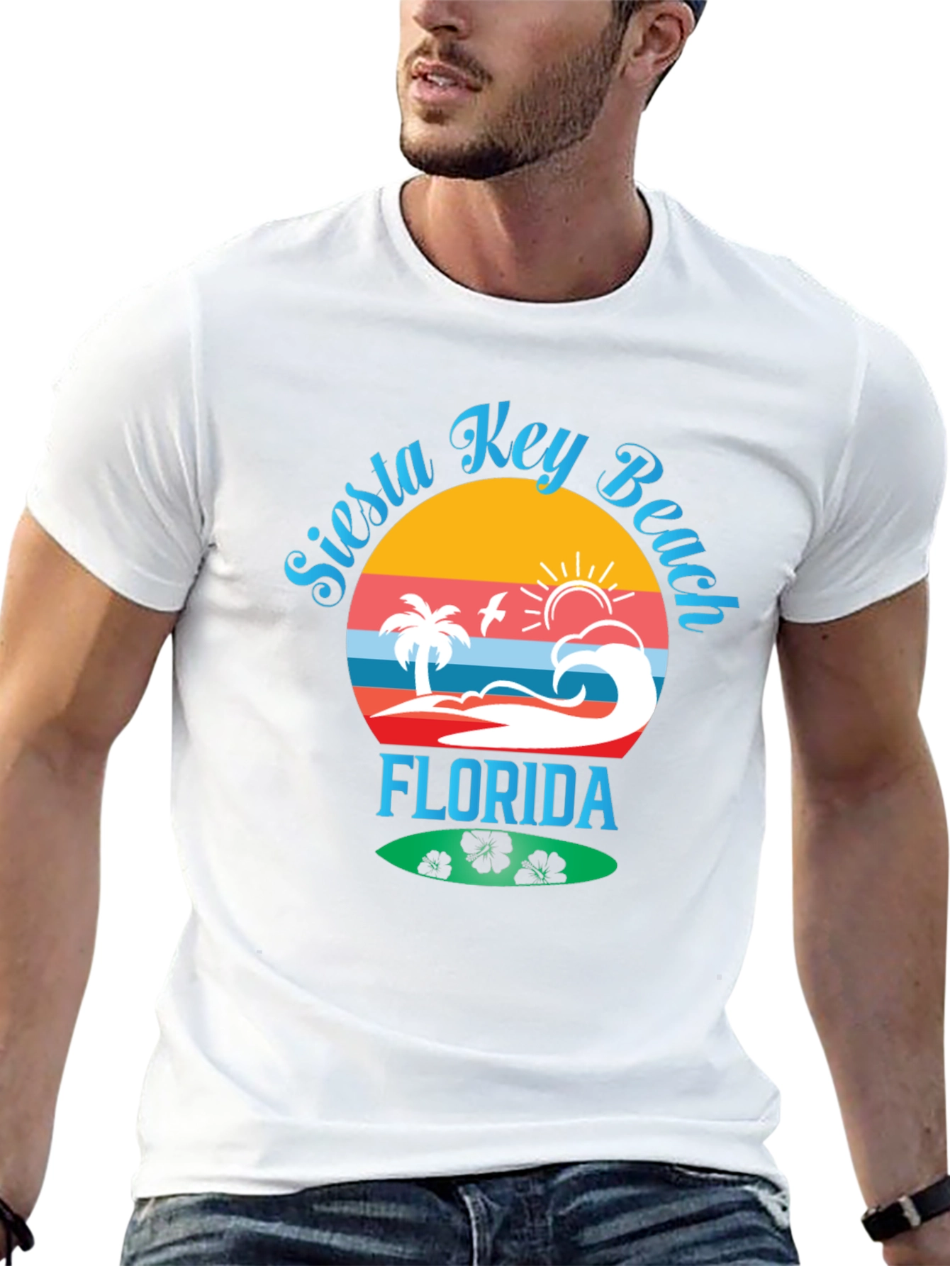 Siesta Key Beach Florida Graphic Tee