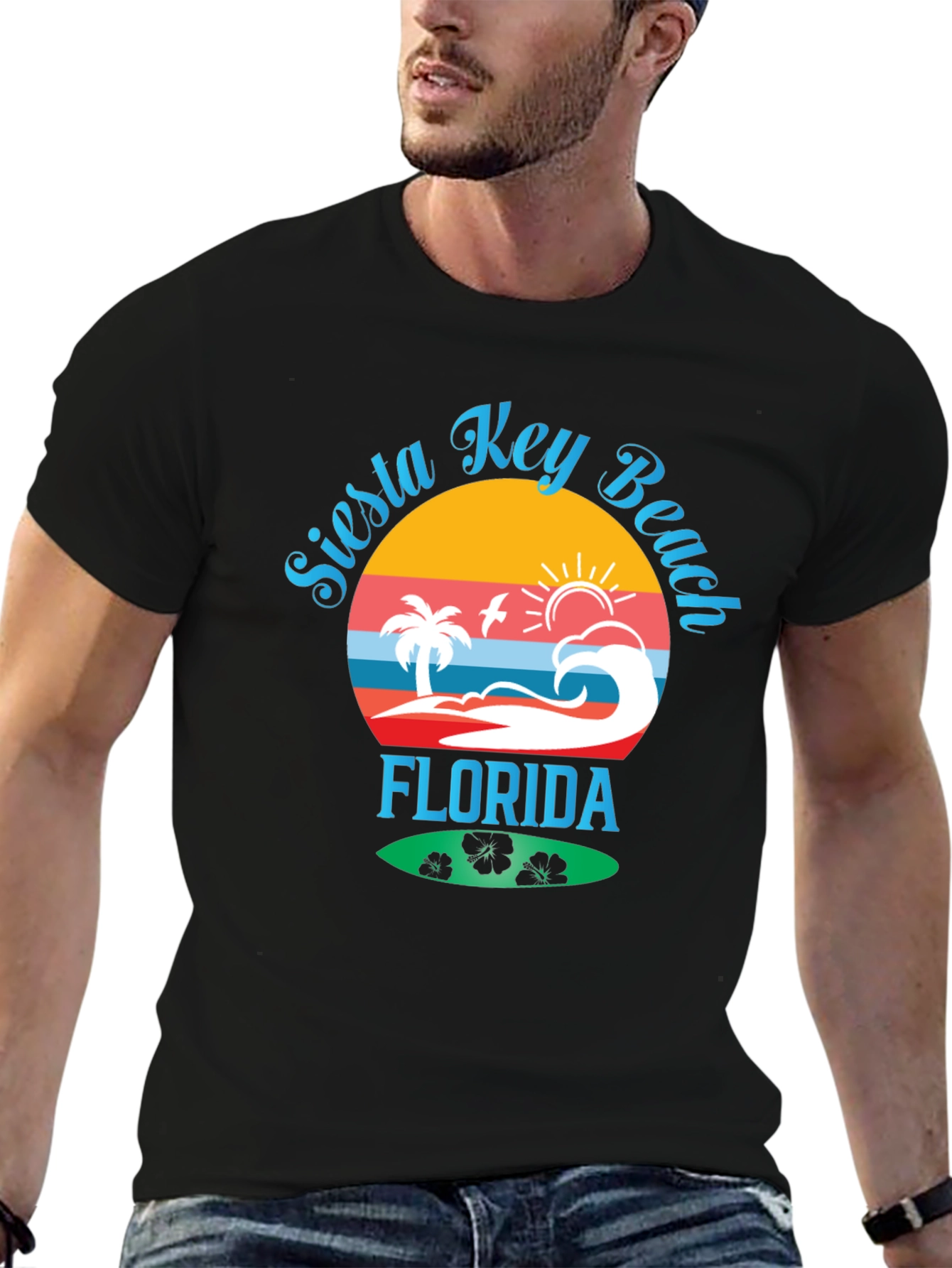 Siesta Key Beach Florida Graphic Tee