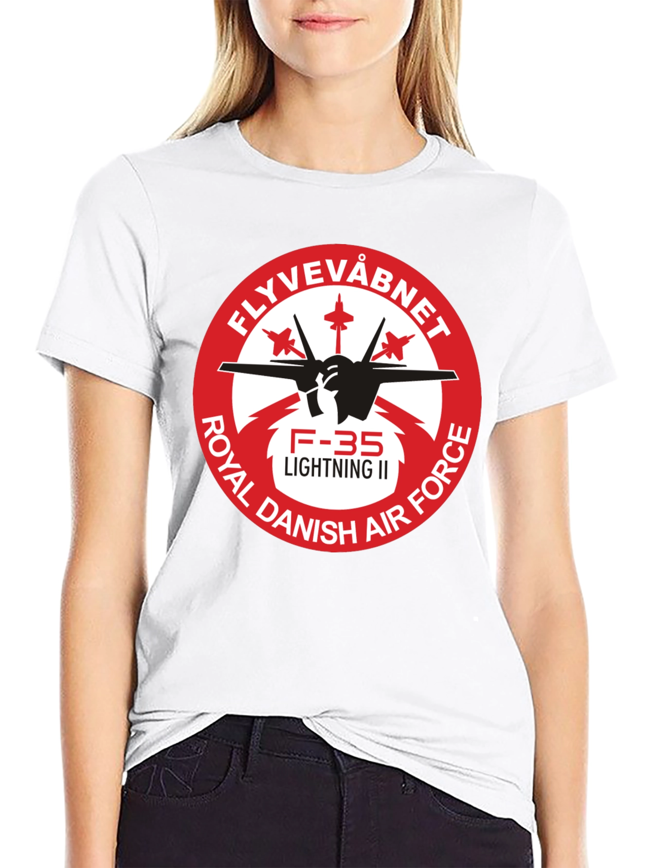 F-35 Lightning II Royal Danish Air Force T-Shirt
