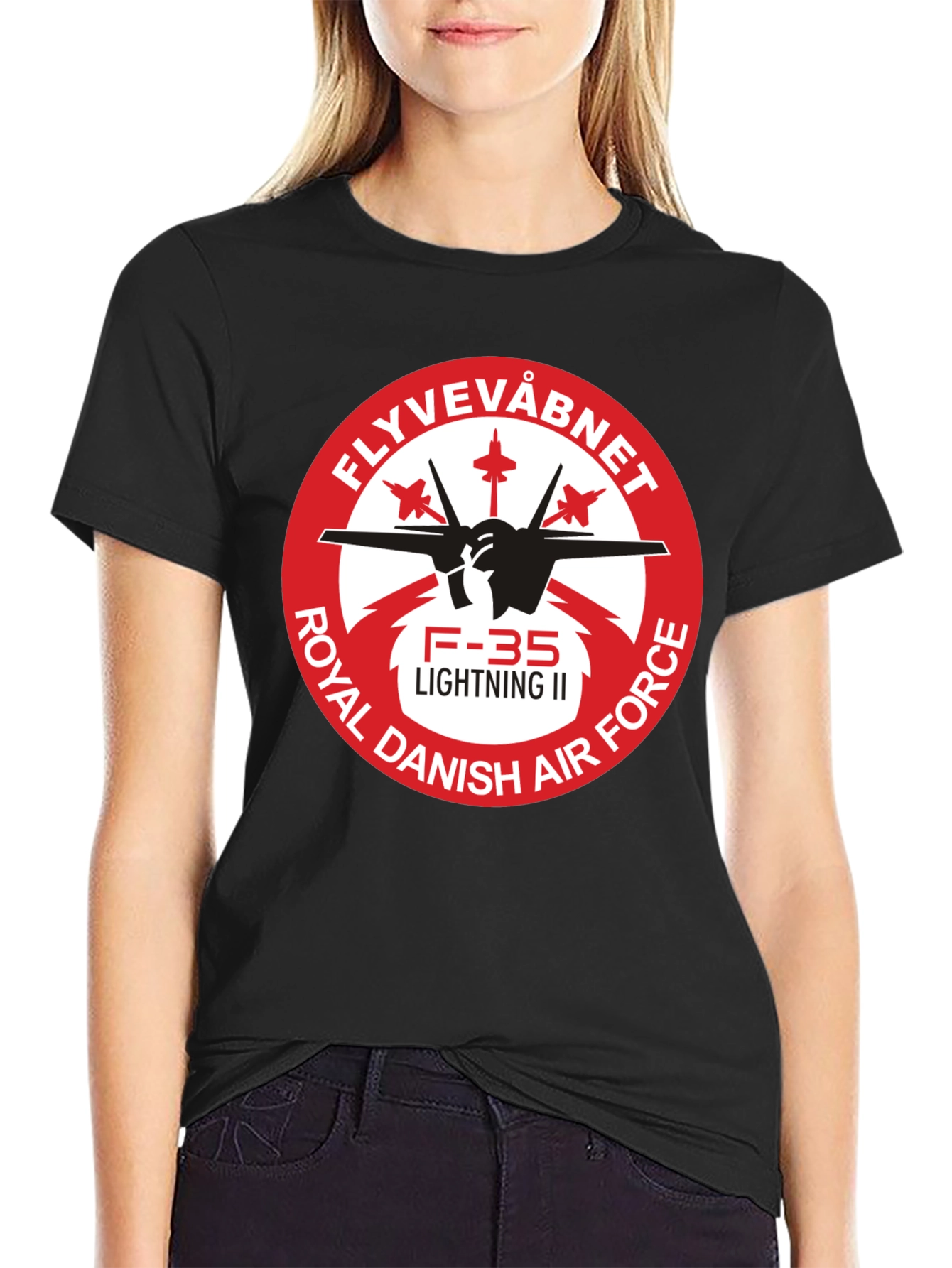 F-35 Lightning II Royal Danish Air Force T-Shirt