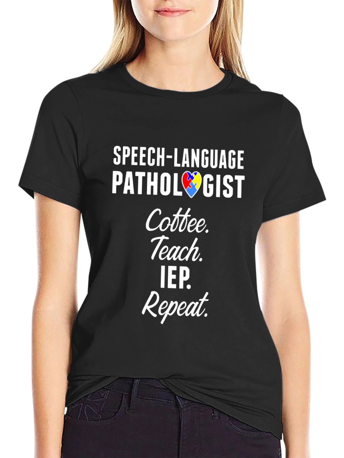 Speech Language Pathologist Autism Awareness T-Shirt