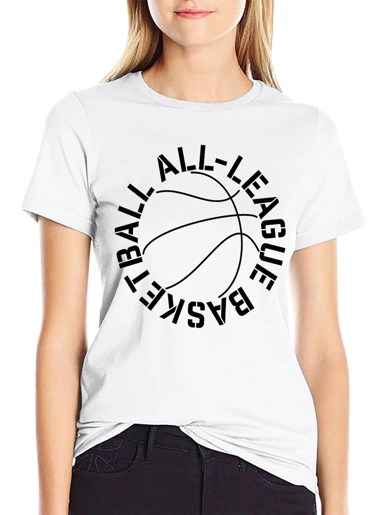 All-League Basketball Graphic T-Shirt