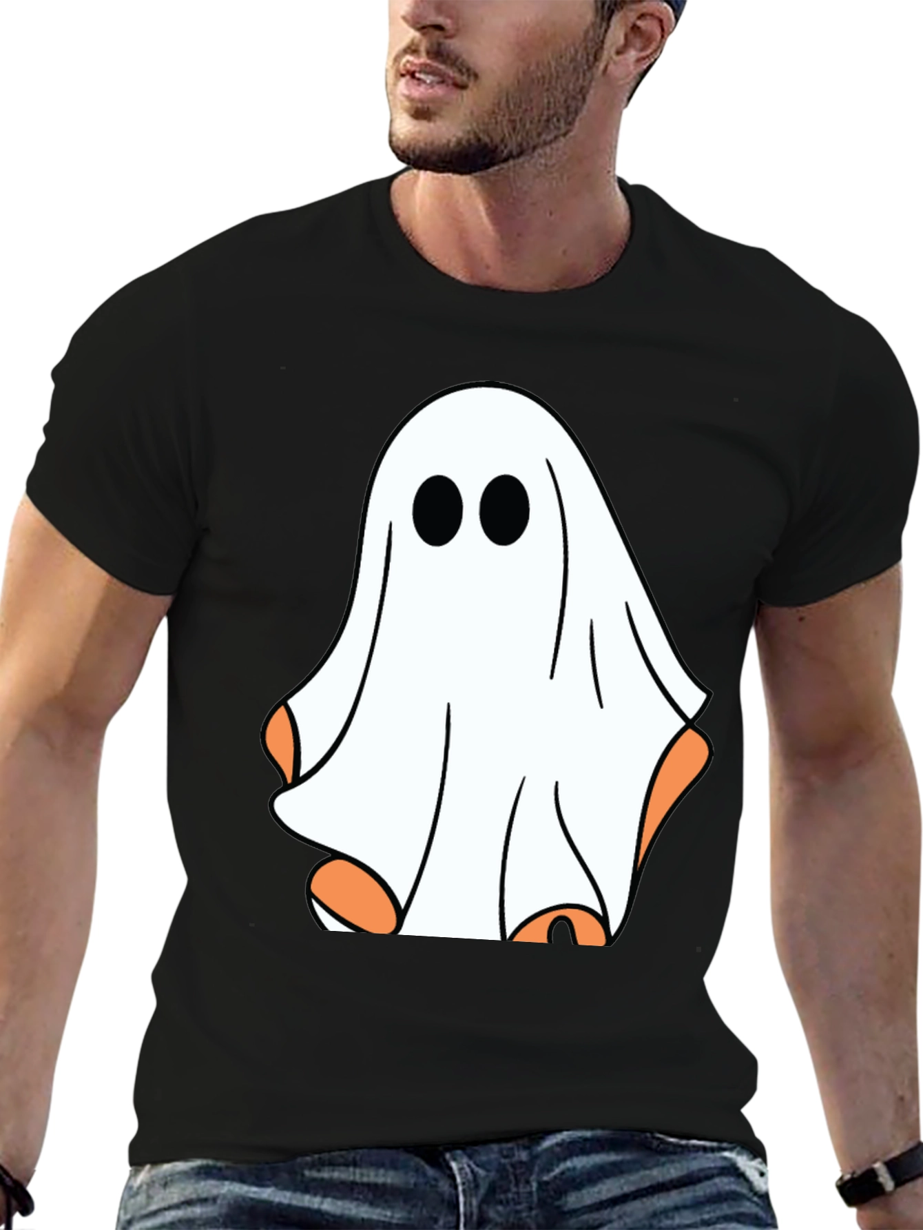 Ghost Graphic T-Shirt - Halloween Spooky Season Tee