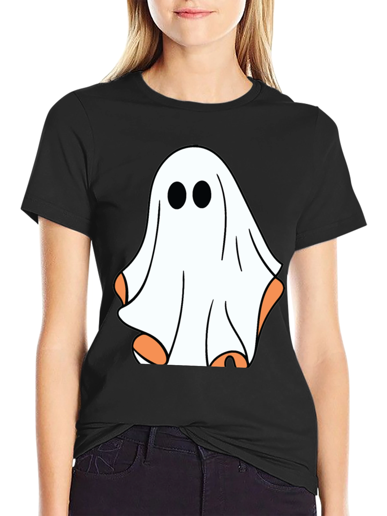 Ghost Graphic T-Shirt - Halloween Spooky Season Tee