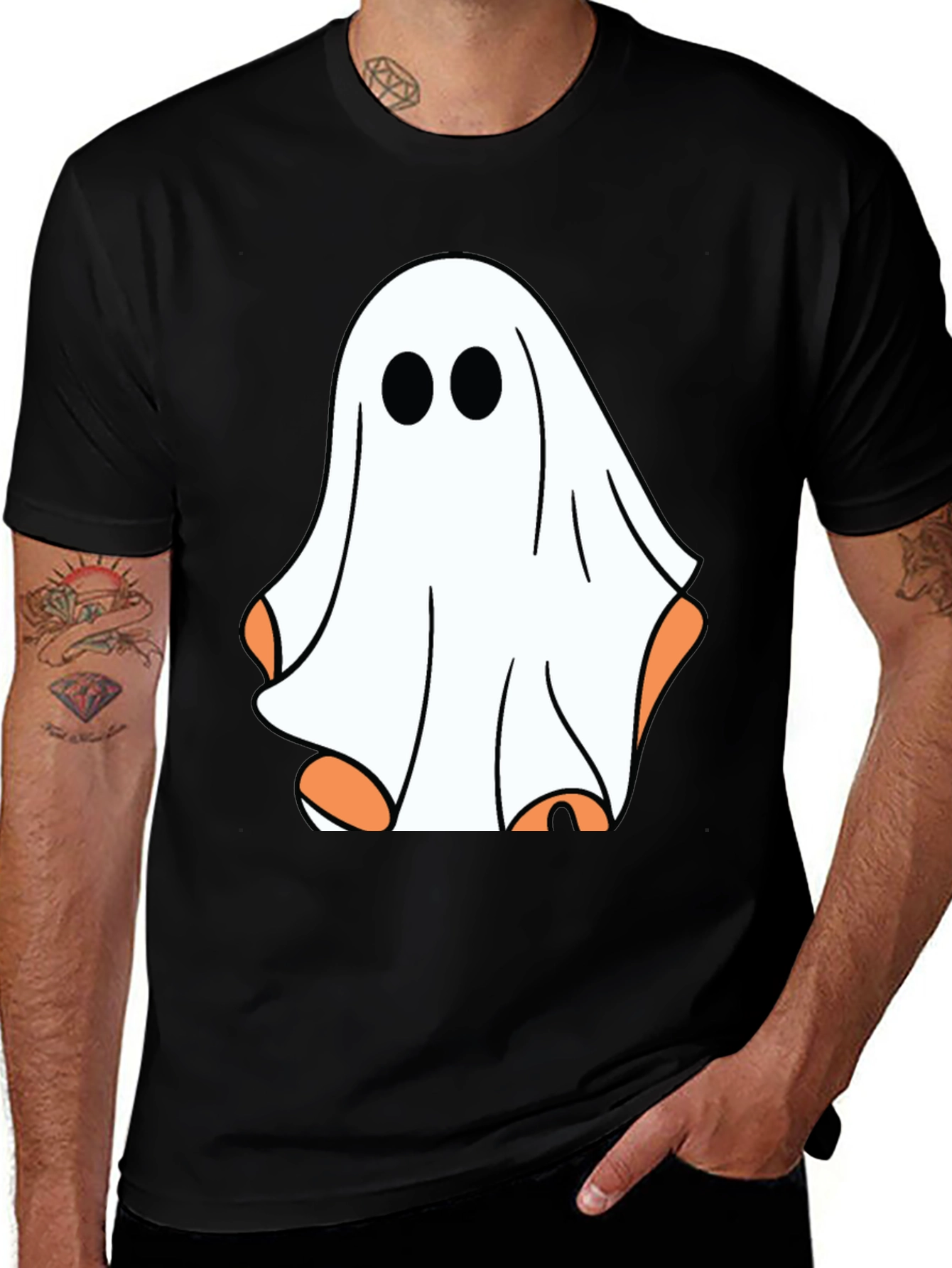 Ghost Graphic T-Shirt - Halloween Spooky Season Tee