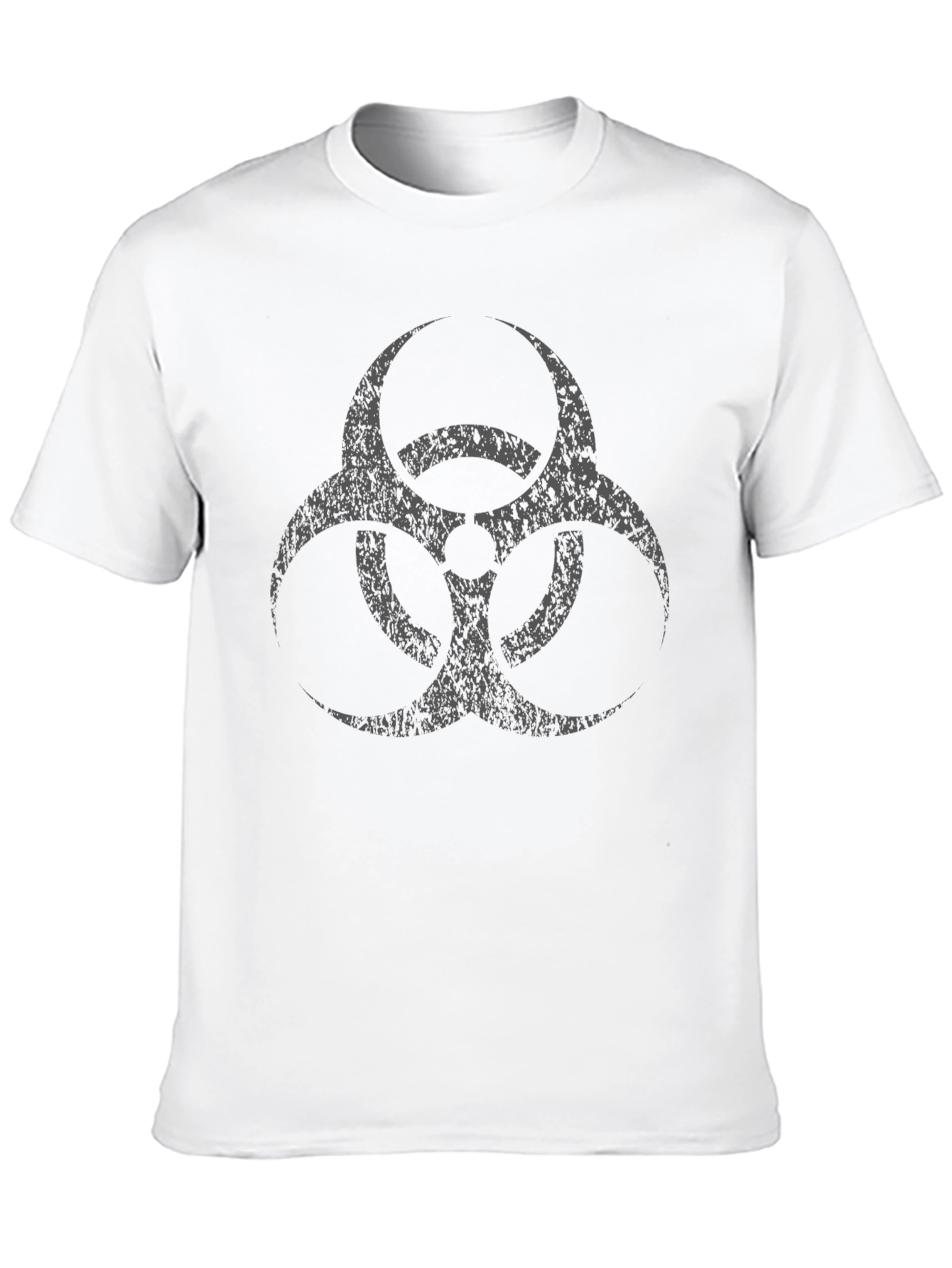 Biohazard Symbol Graphic Tee - Black